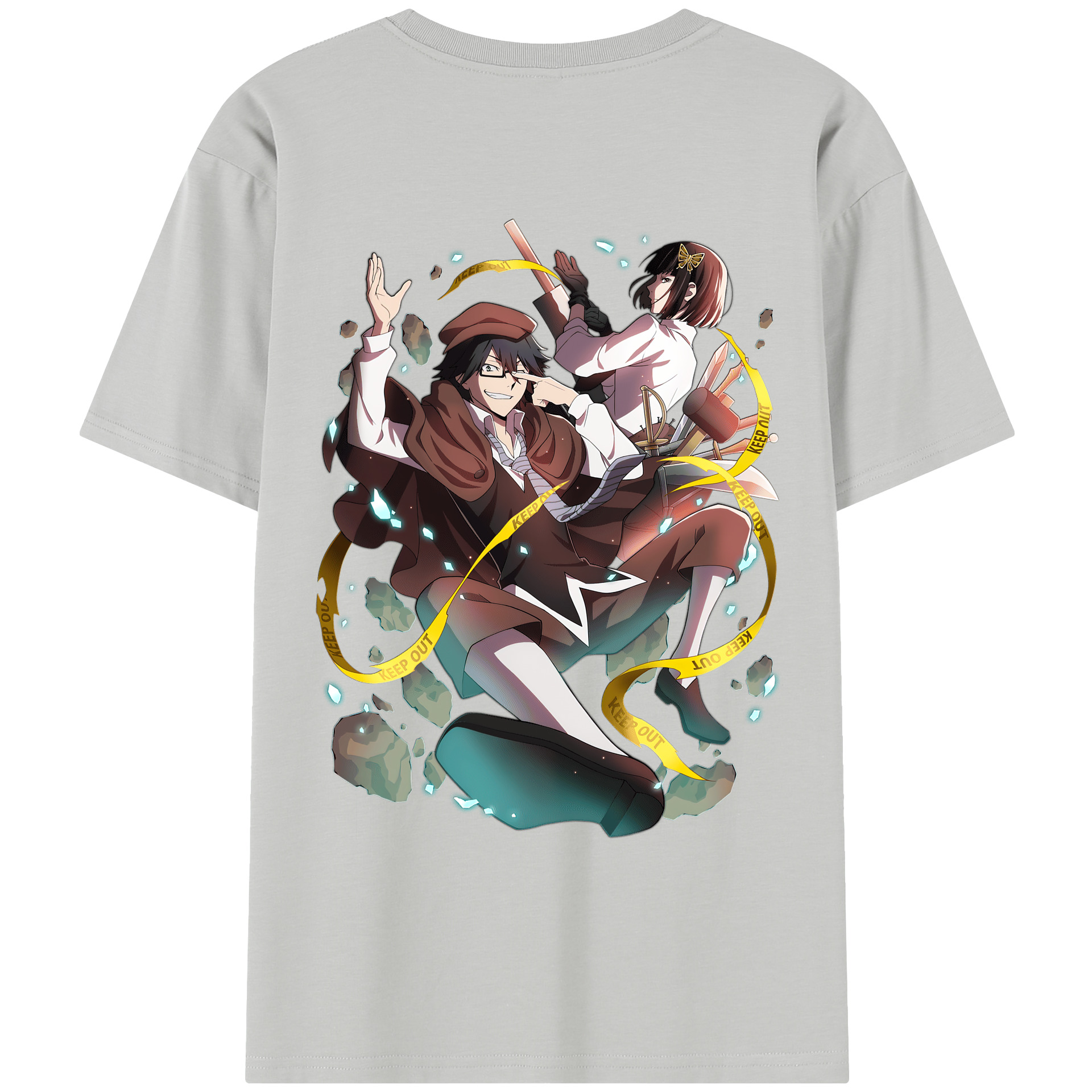 （画像用） 文豪ストレイドッグス Bungo Stray Dogs レディース半袖Tシャツ(バックプリント)