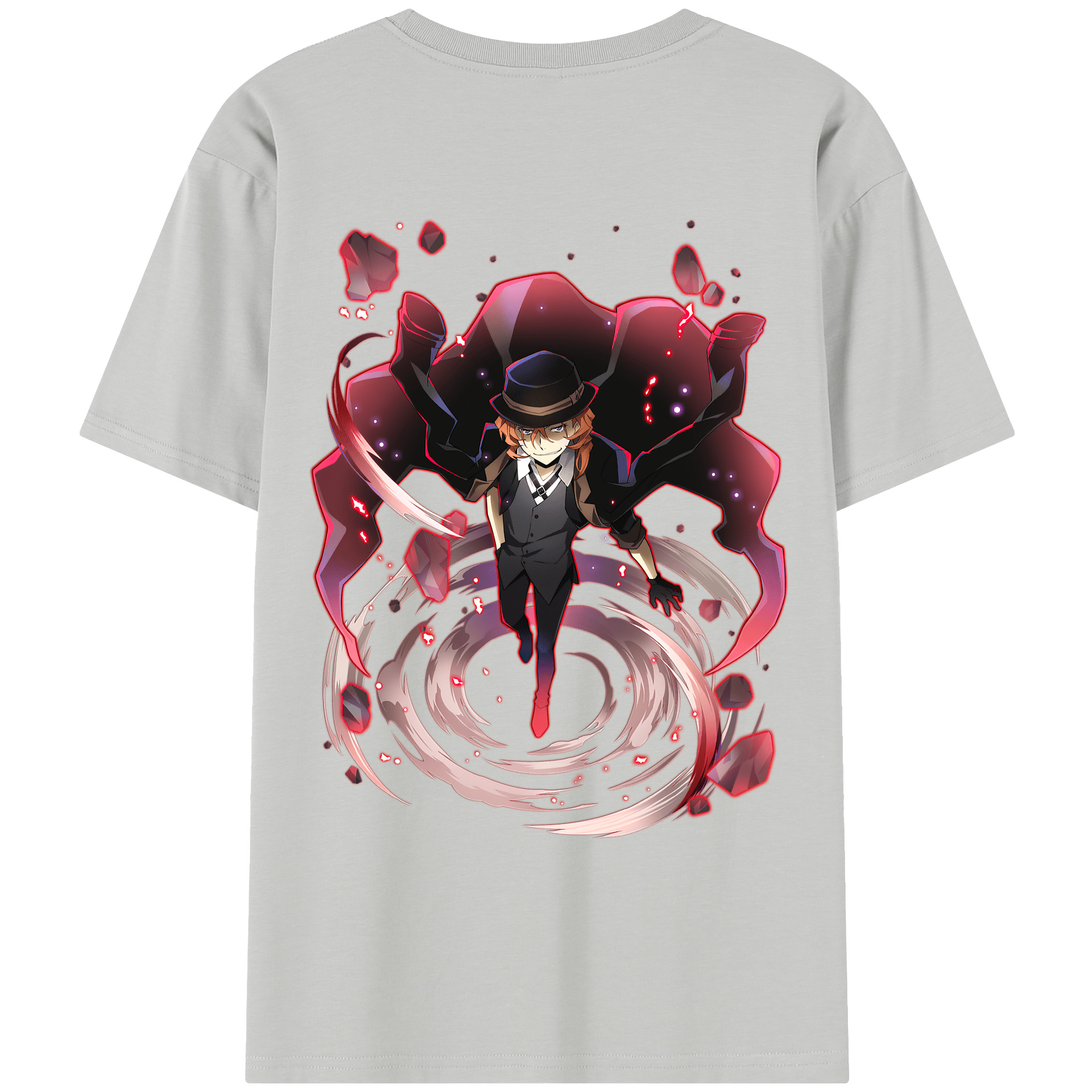 （画像用） 文豪ストレイドッグス Bungo Stray Dogs レディース半袖Tシャツ(バックプリント)
