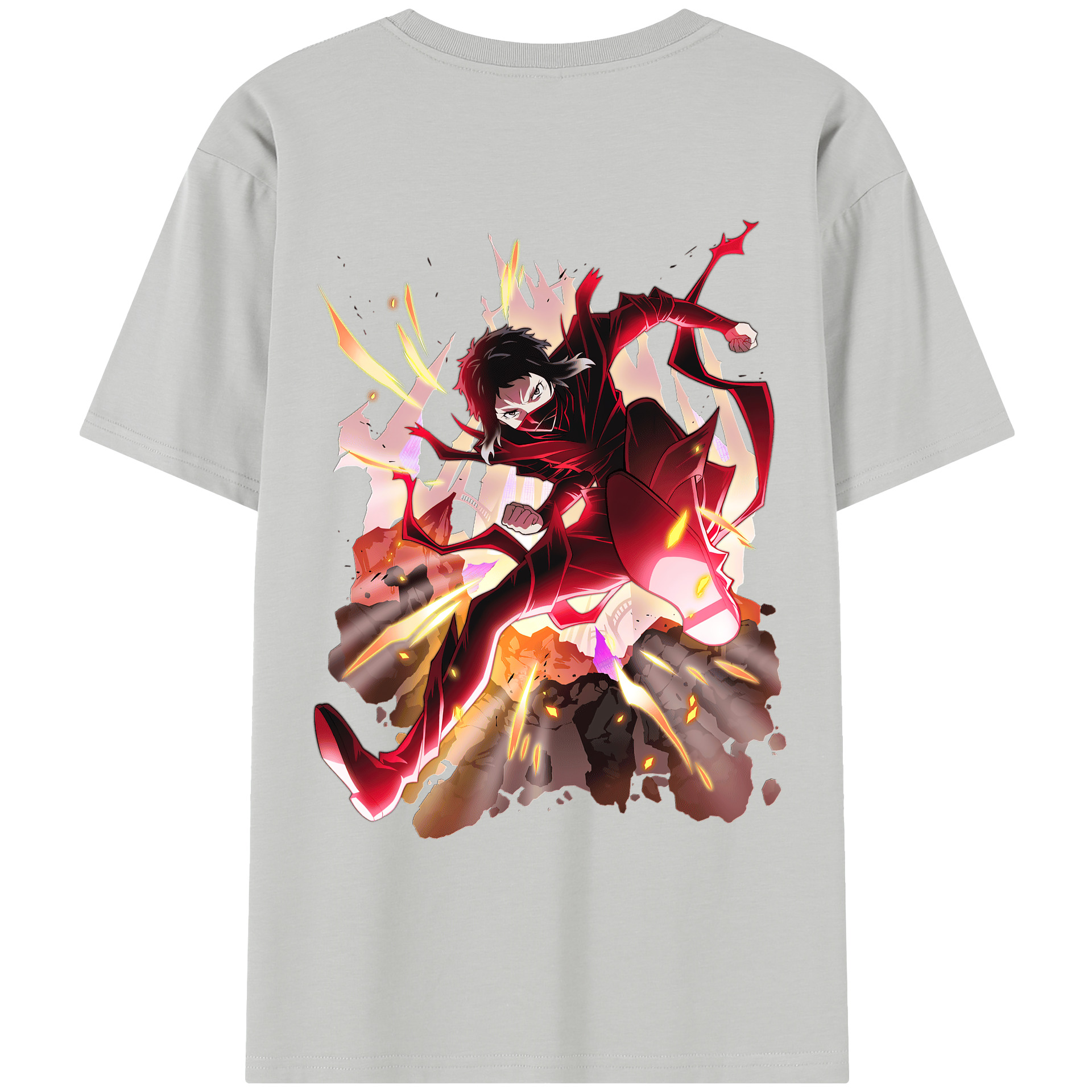 （画像用） 文豪ストレイドッグス Bungo Stray Dogs レディース半袖Tシャツ(バックプリント)