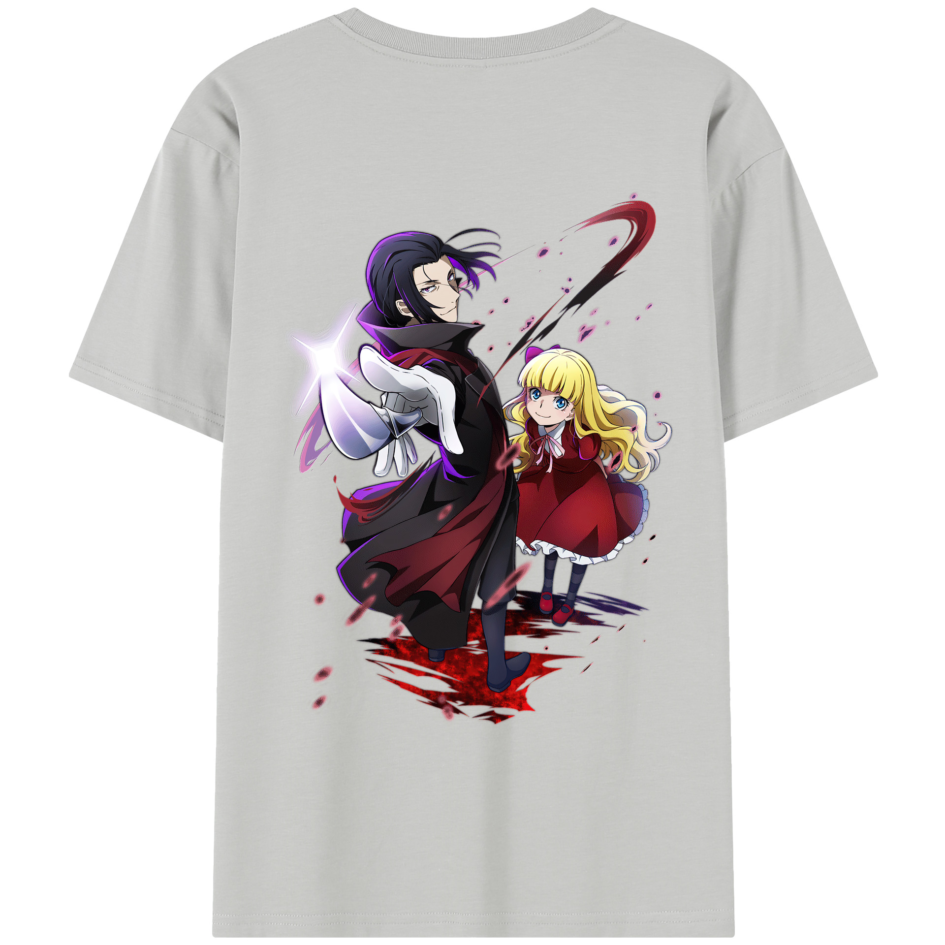 （画像用） 文豪ストレイドッグス Bungo Stray Dogs レディース半袖Tシャツ(バックプリント)