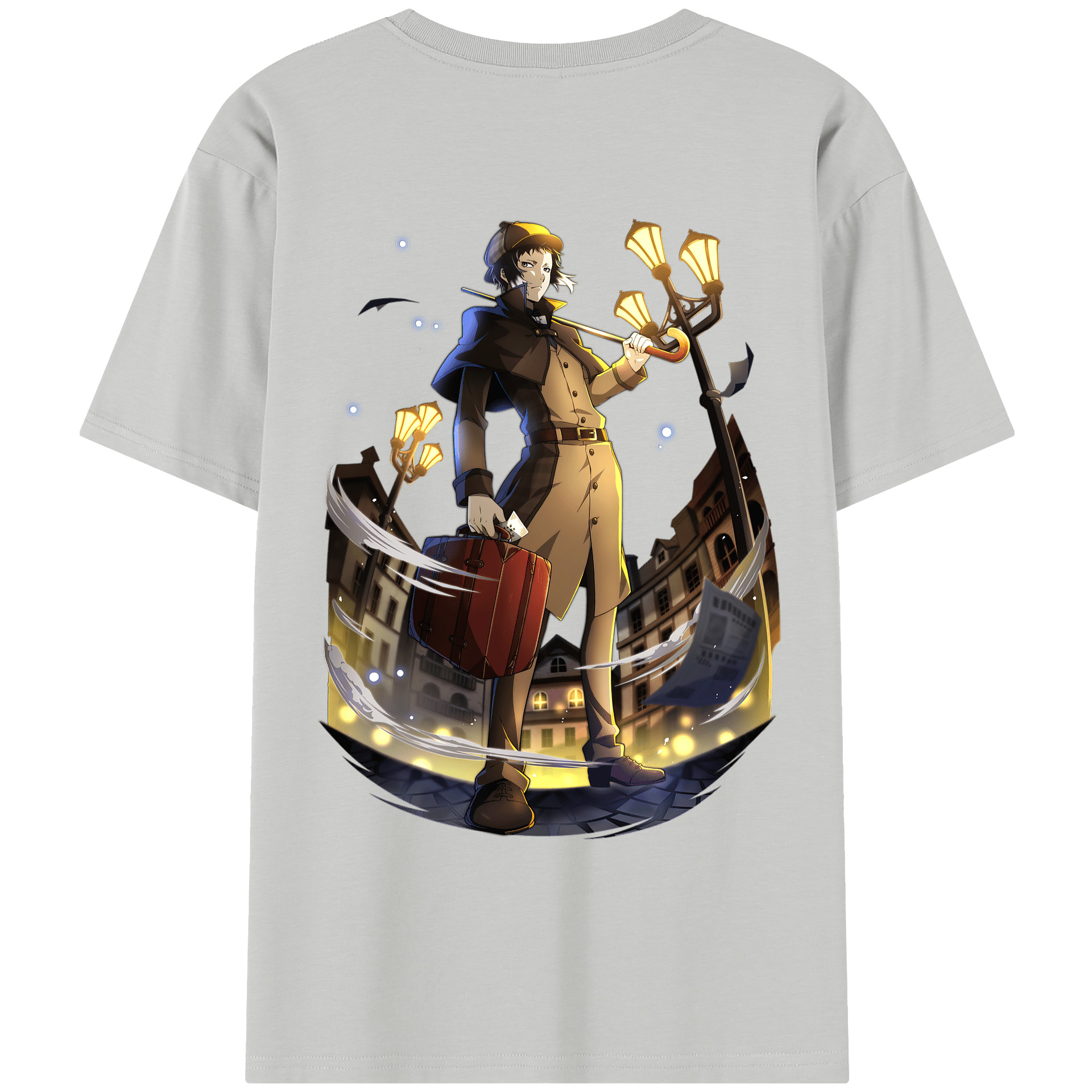 （画像用） 文豪ストレイドッグス Bungo Stray Dogs レディース半袖Tシャツ(バックプリント)