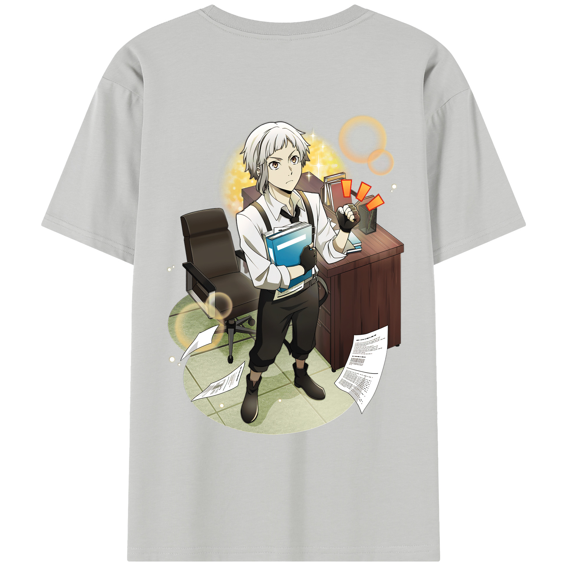 （画像用） 文豪ストレイドッグス Bungo Stray Dogs レディース半袖Tシャツ(バックプリント)