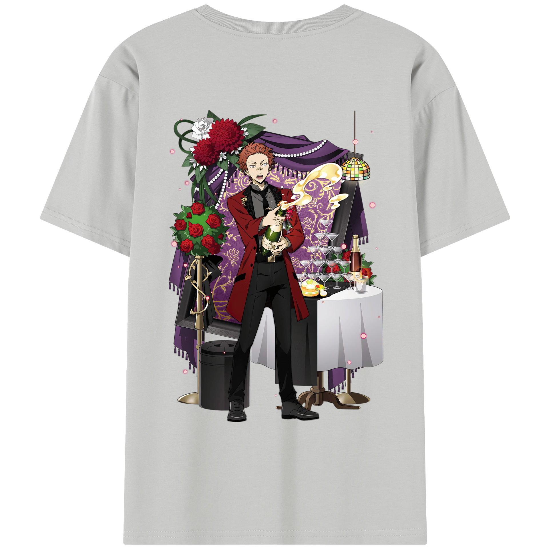 （画像用） 文豪ストレイドッグス Bungo Stray Dogs レディース半袖Tシャツ(バックプリント)