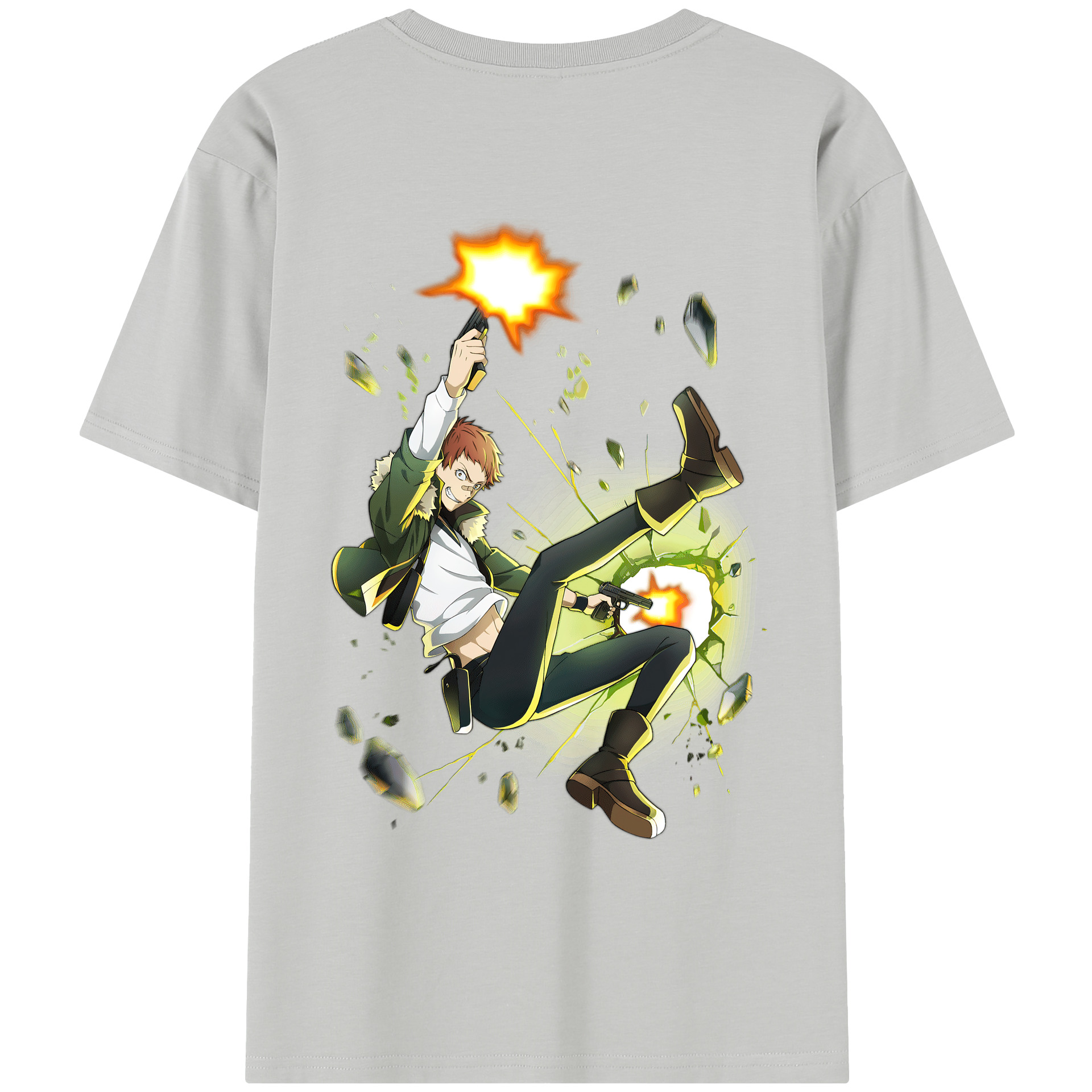 （画像用） 文豪ストレイドッグス Bungo Stray Dogs レディース半袖Tシャツ(バックプリント)