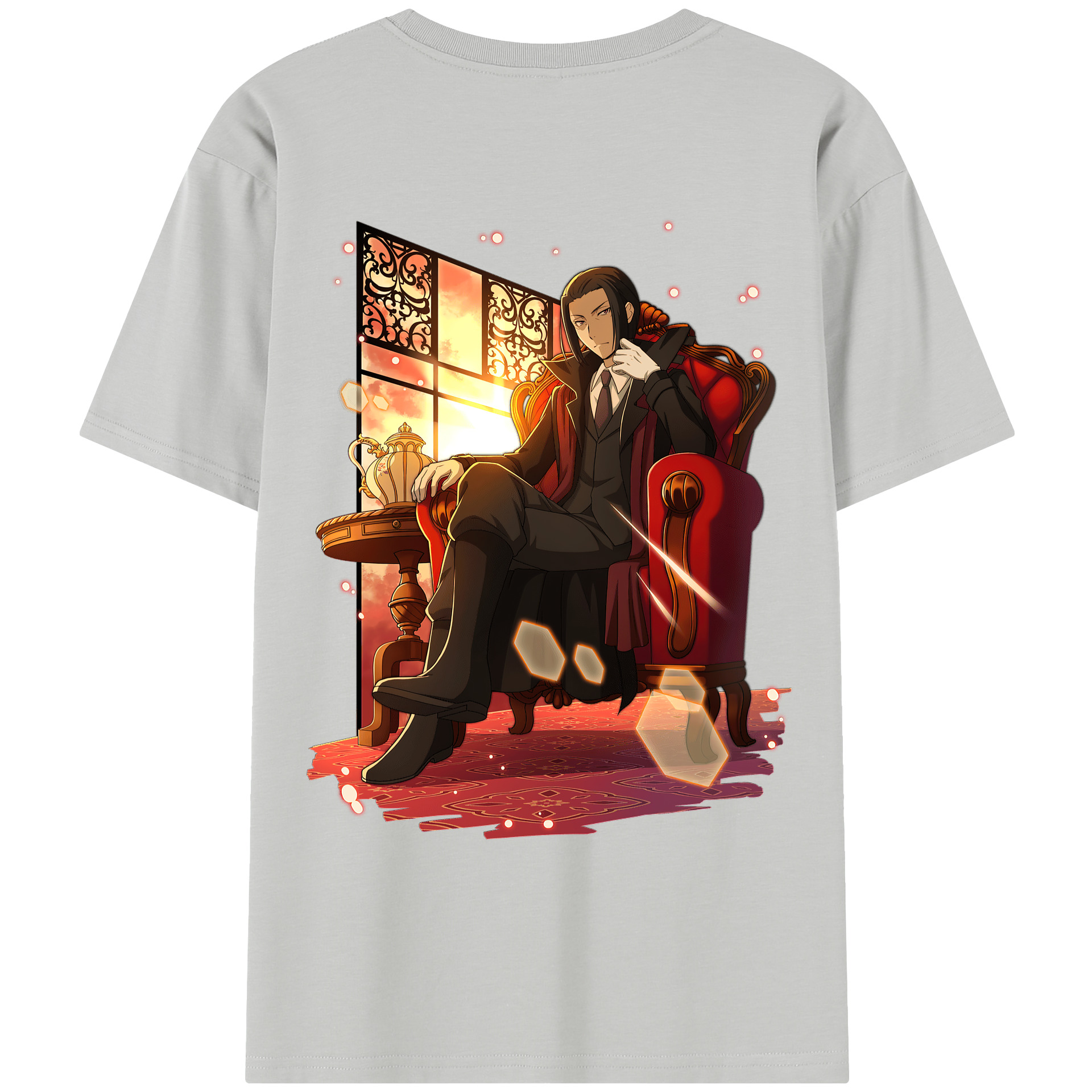 （画像用） 文豪ストレイドッグス Bungo Stray Dogs レディース半袖Tシャツ(バックプリント)