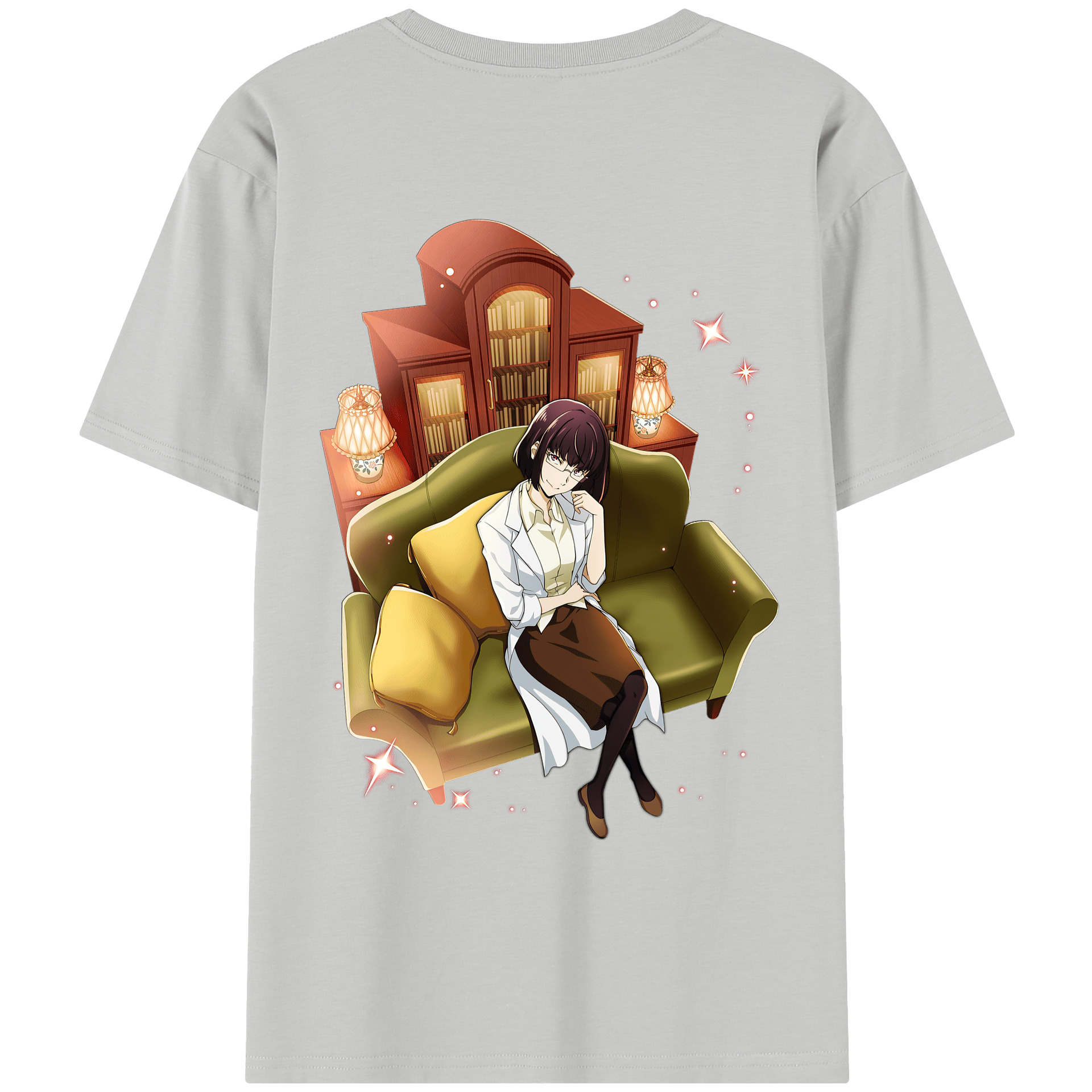 （画像用） 文豪ストレイドッグス Bungo Stray Dogs レディース半袖Tシャツ(バックプリント)