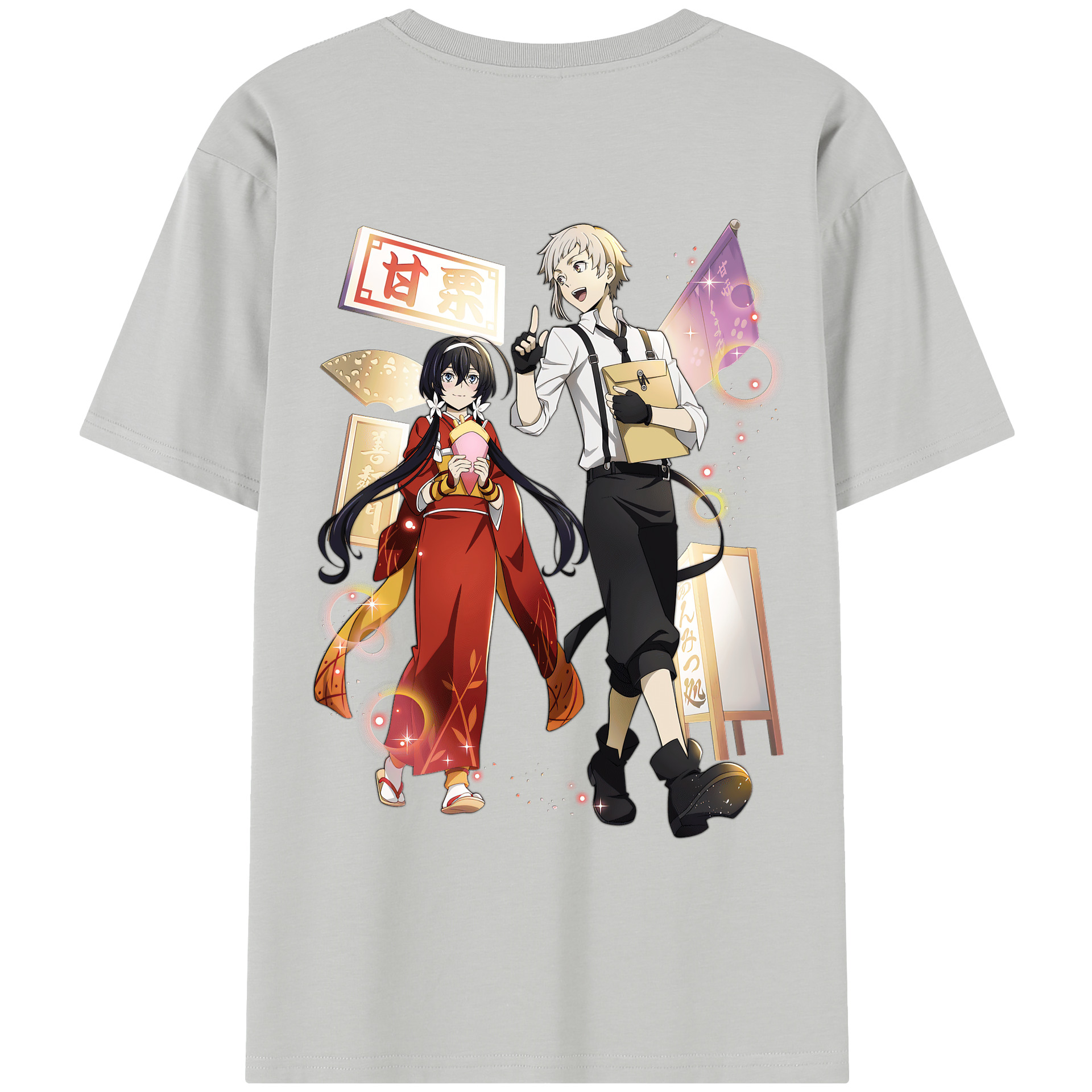 （画像用） 文豪ストレイドッグス Bungo Stray Dogs レディース半袖Tシャツ(バックプリント)