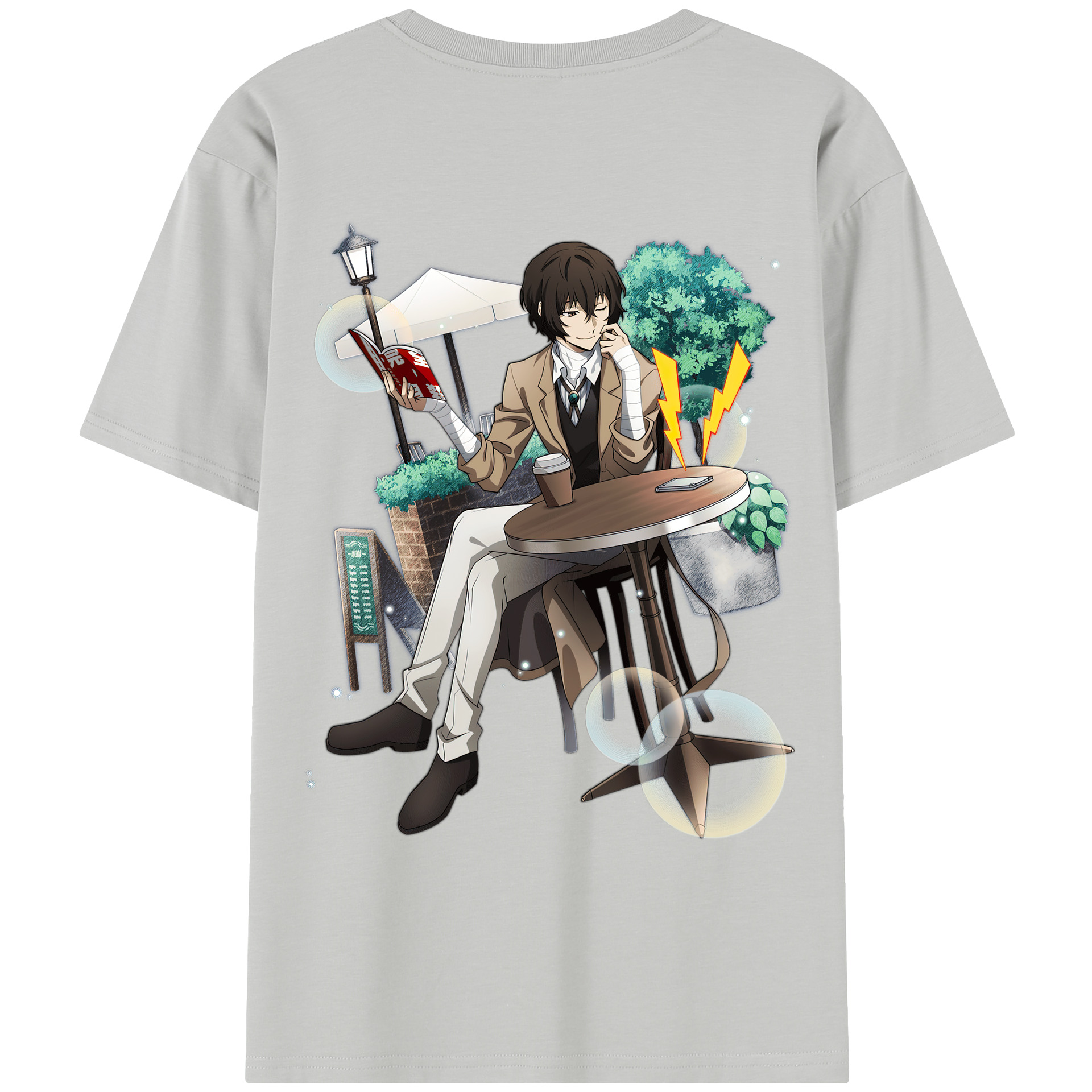 （画像用） 文豪ストレイドッグス Bungo Stray Dogs レディース半袖Tシャツ(バックプリント)
