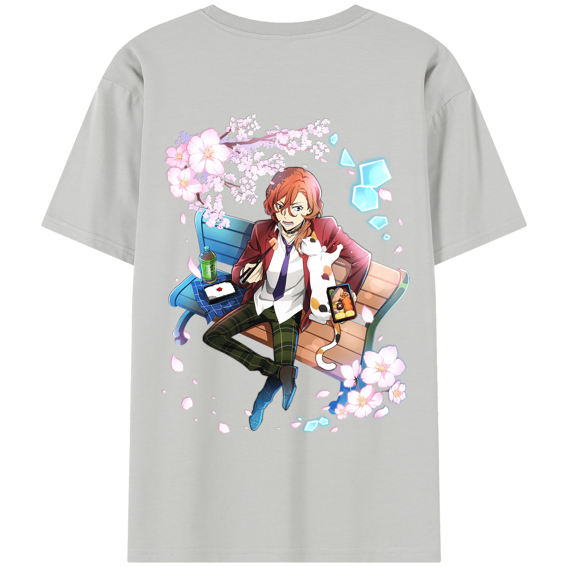 （画像用） 文豪ストレイドッグス Bungo Stray Dogs レディース半袖Tシャツ(バックプリント)