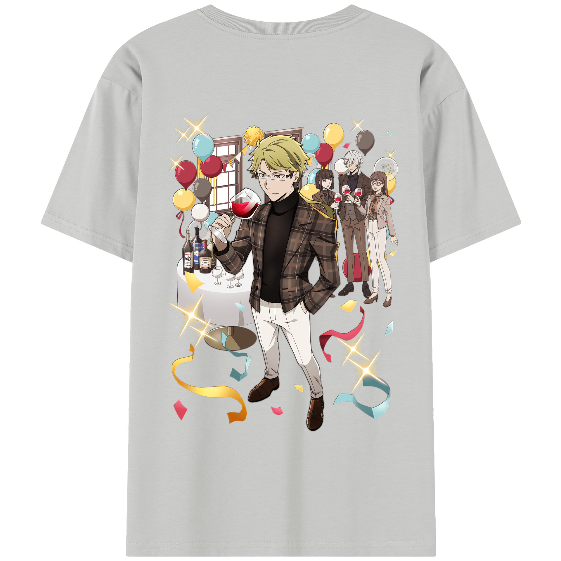 （画像用） 文豪ストレイドッグス Bungo Stray Dogs レディース半袖Tシャツ(バックプリント)
