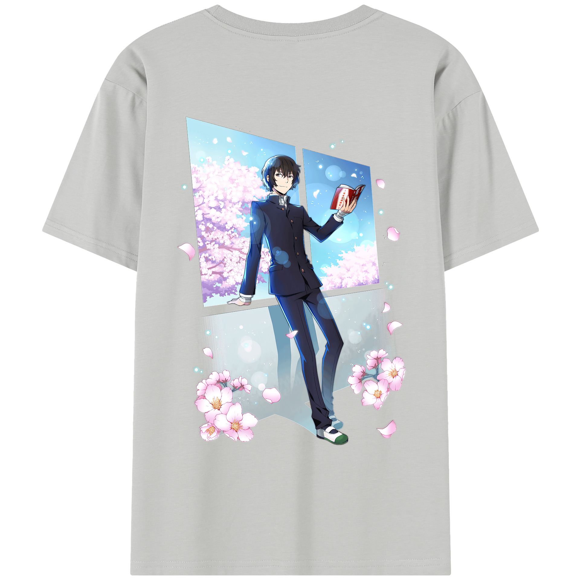 （画像用） 文豪ストレイドッグス Bungo Stray Dogs レディース半袖Tシャツ(バックプリント)