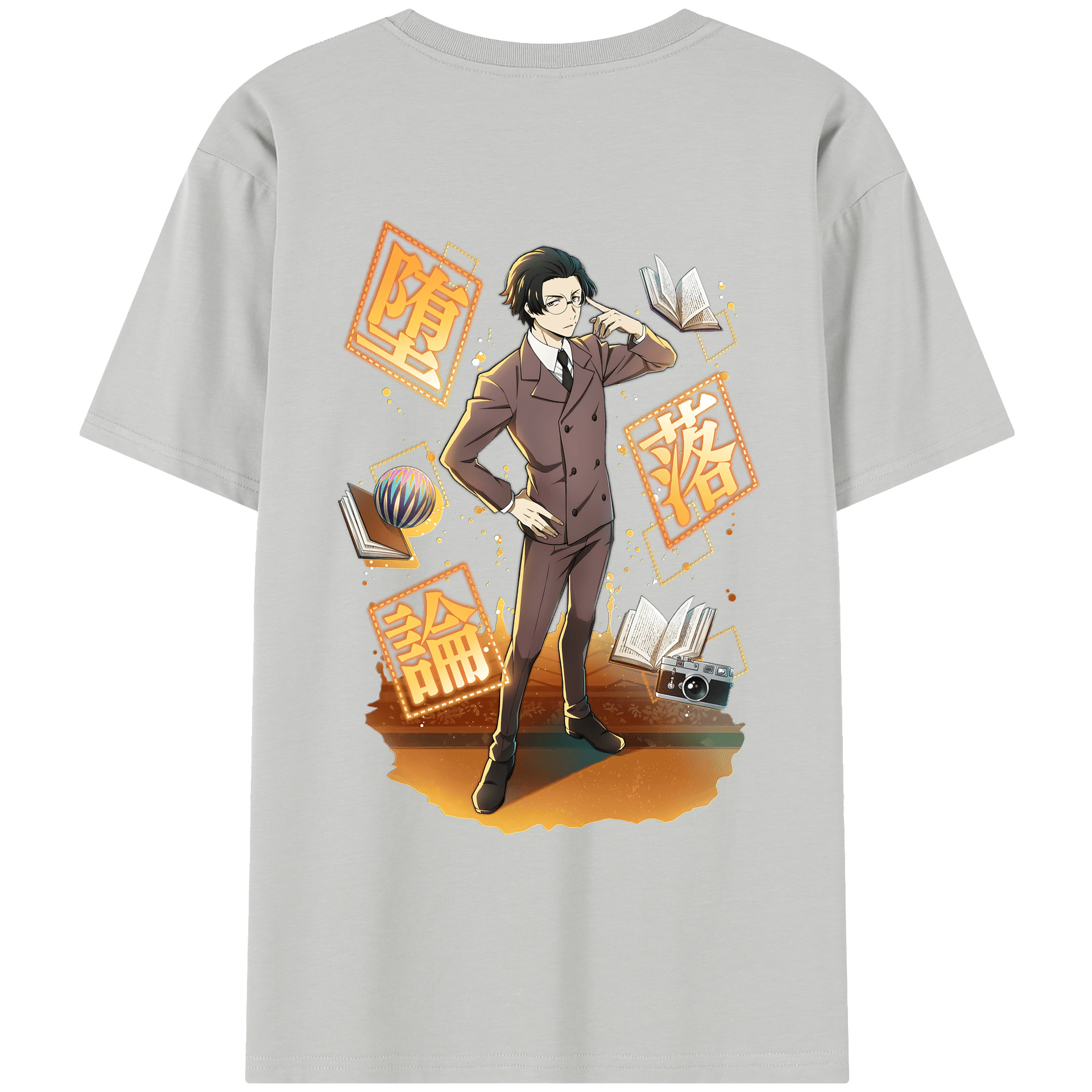 （画像用） 文豪ストレイドッグス Bungo Stray Dogs レディース半袖Tシャツ(バックプリント)