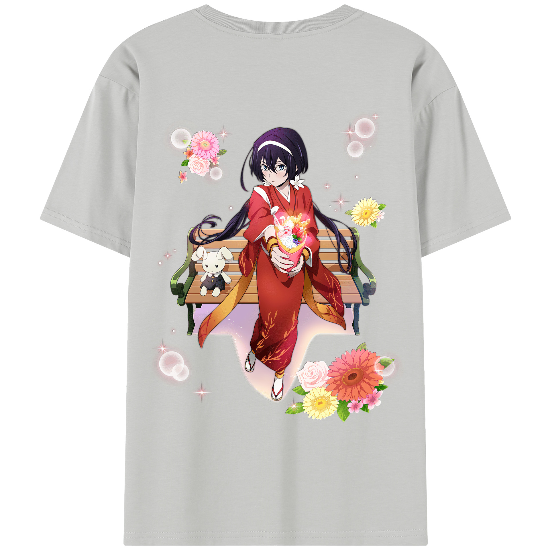 （画像用） 文豪ストレイドッグス Bungo Stray Dogs レディース半袖Tシャツ(バックプリント)