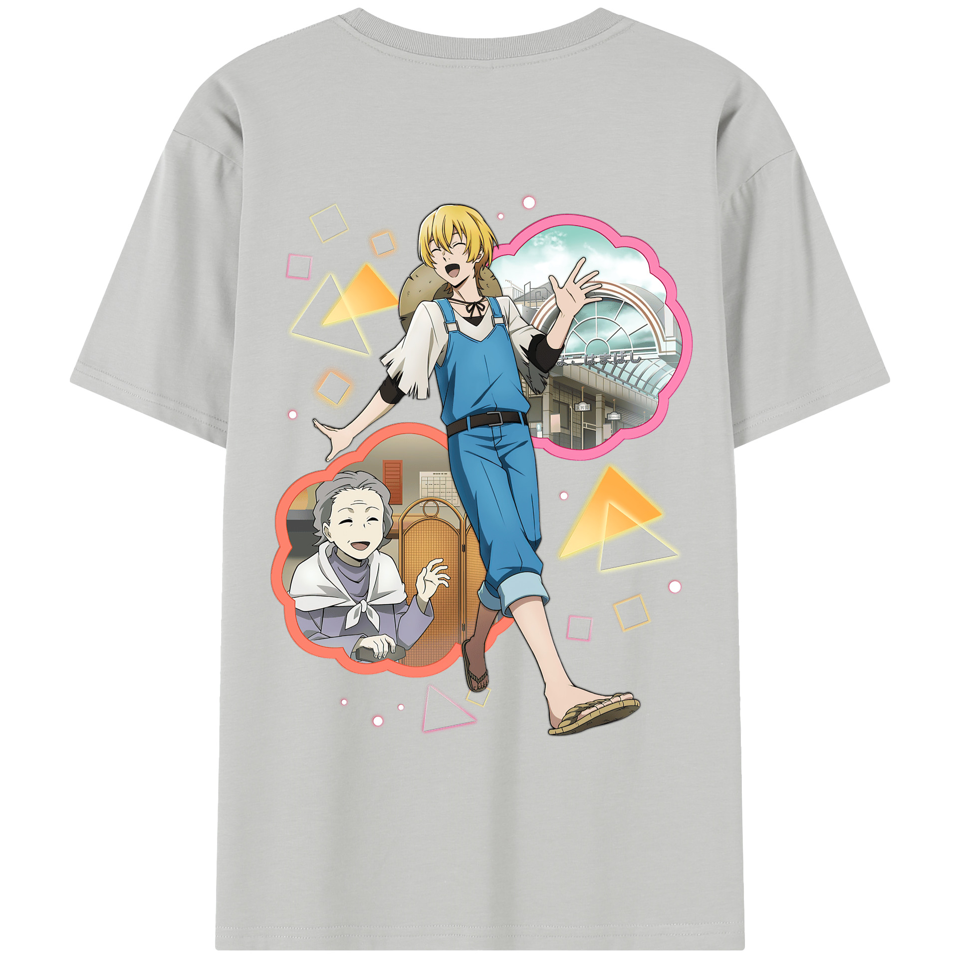 （画像用） 文豪ストレイドッグス Bungo Stray Dogs レディース半袖Tシャツ(バックプリント)