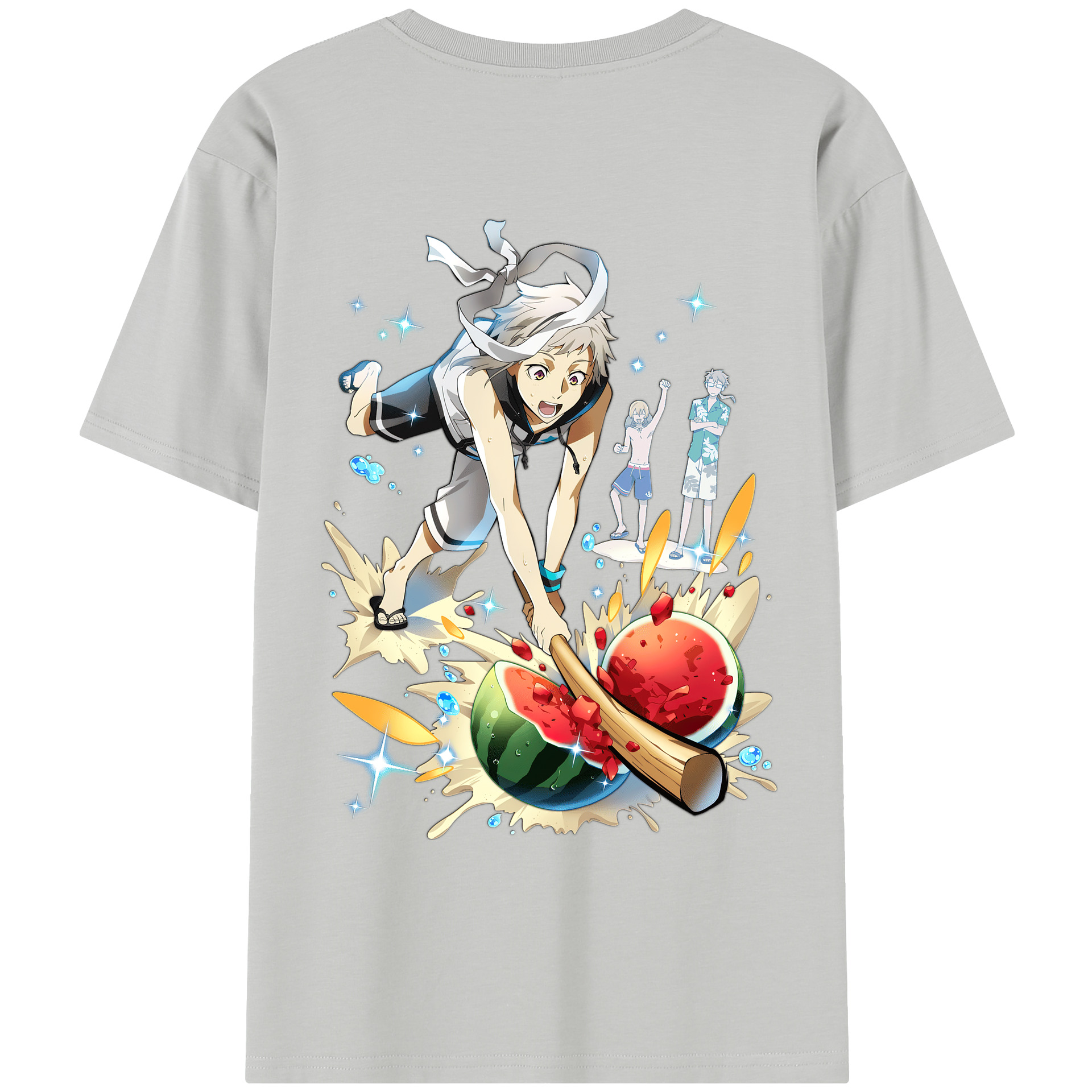 （画像用） 文豪ストレイドッグス Bungo Stray Dogs レディース半袖Tシャツ(バックプリント)
