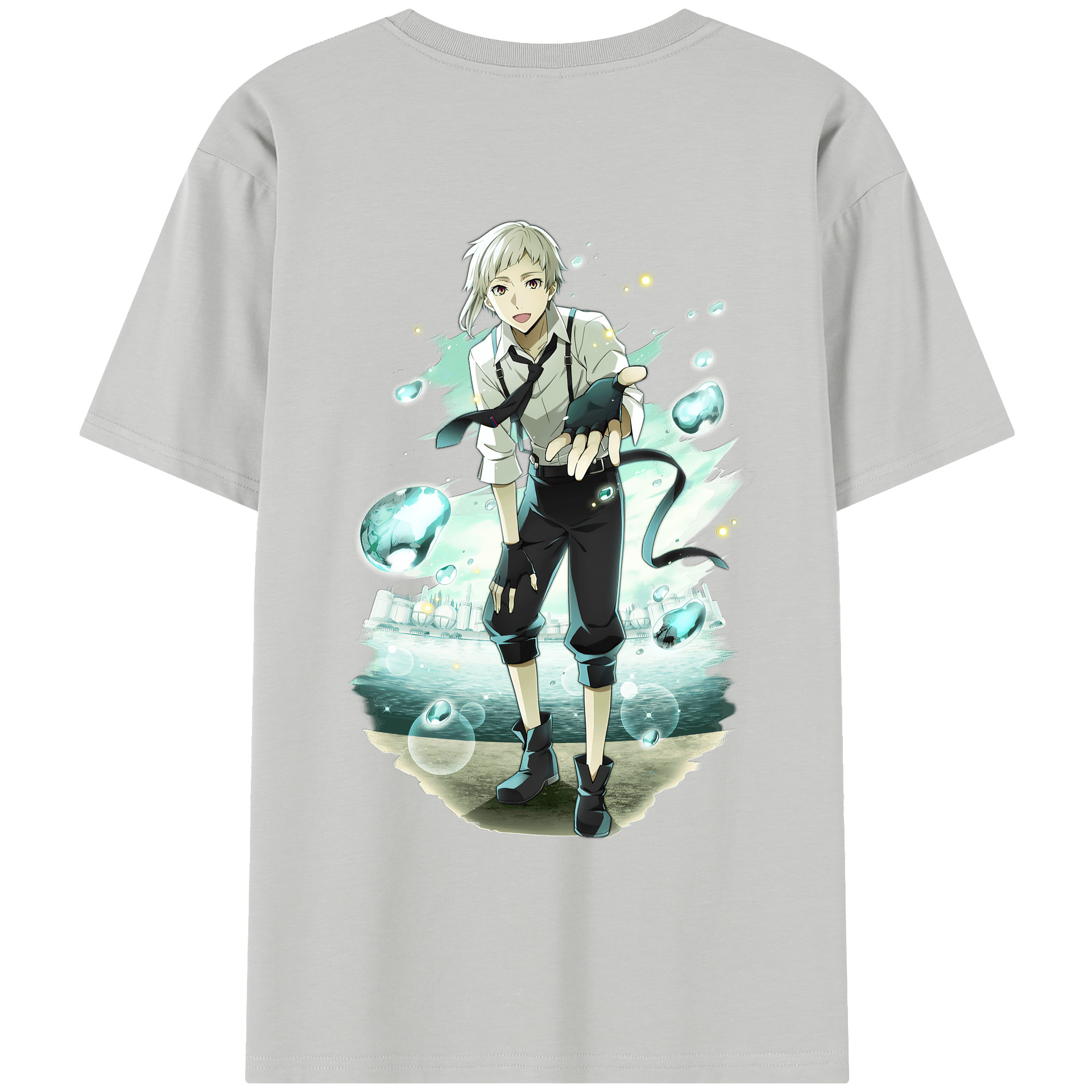 （画像用） 文豪ストレイドッグス Bungo Stray Dogs レディース半袖Tシャツ(バックプリント)