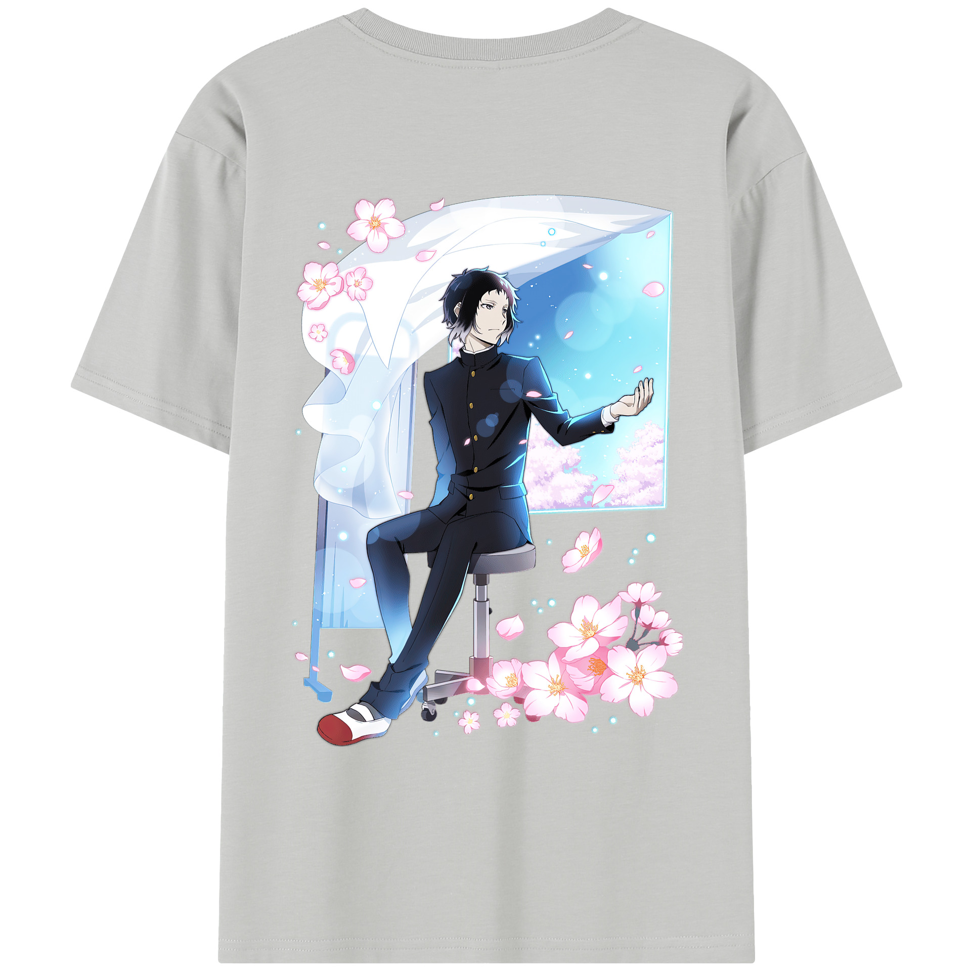 （画像用） 文豪ストレイドッグス Bungo Stray Dogs レディース半袖Tシャツ(バックプリント)
