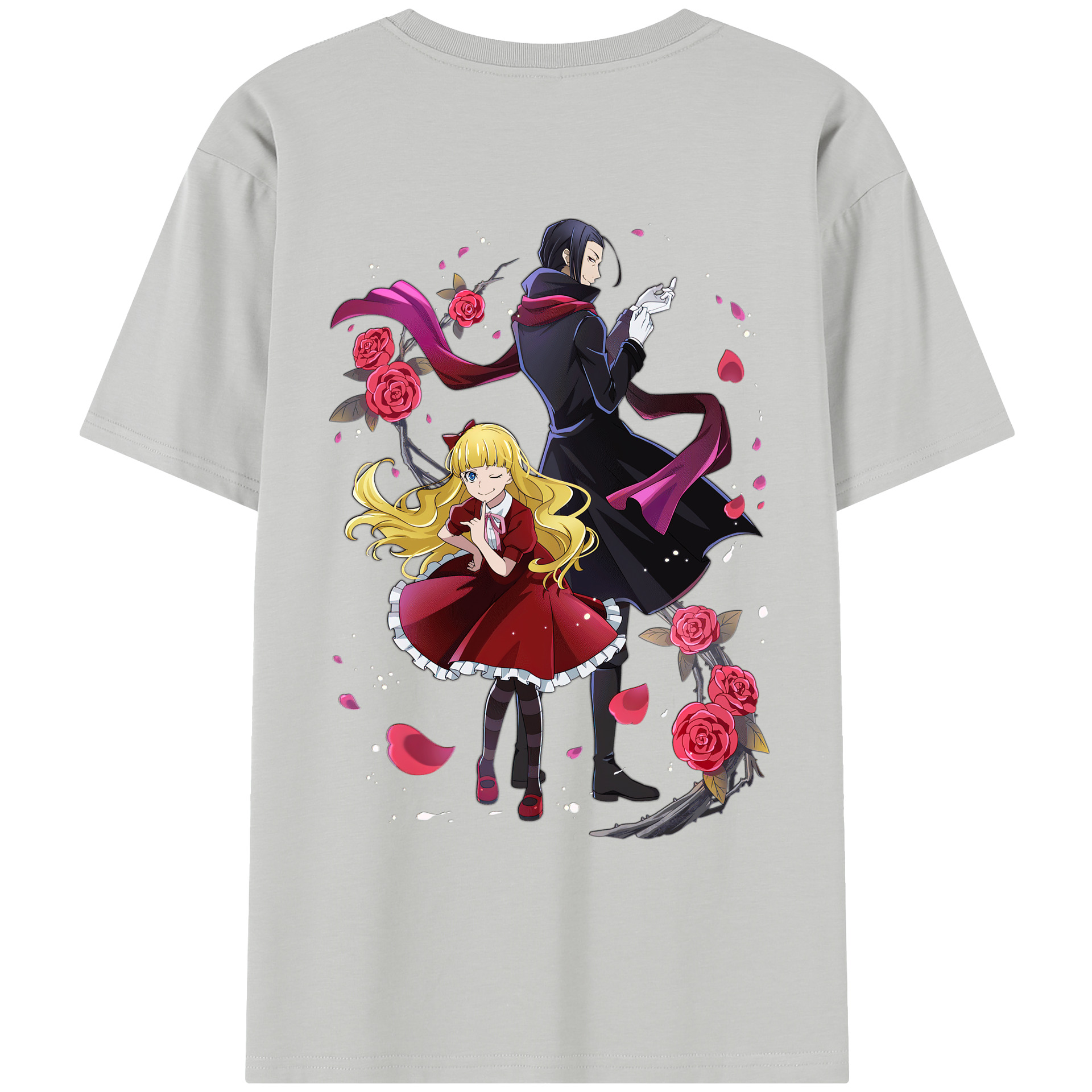 （画像用） 文豪ストレイドッグス Bungo Stray Dogs レディース半袖Tシャツ(バックプリント)
