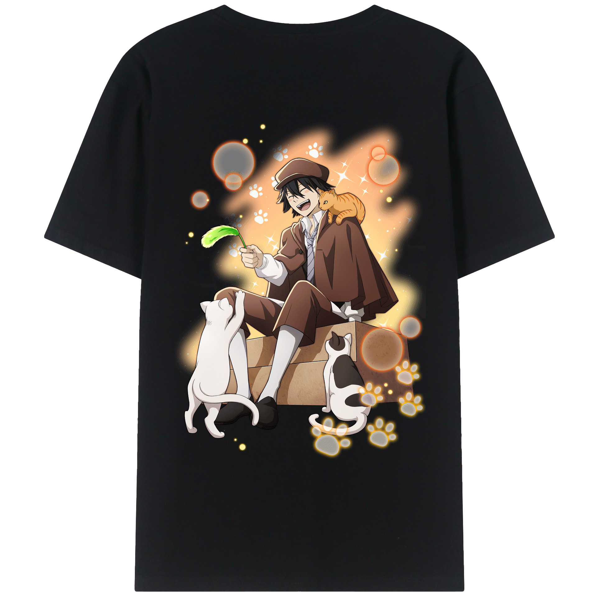 （画像用） 文豪ストレイドッグス Bungo Stray Dogs レディース半袖Tシャツ(バックプリント)