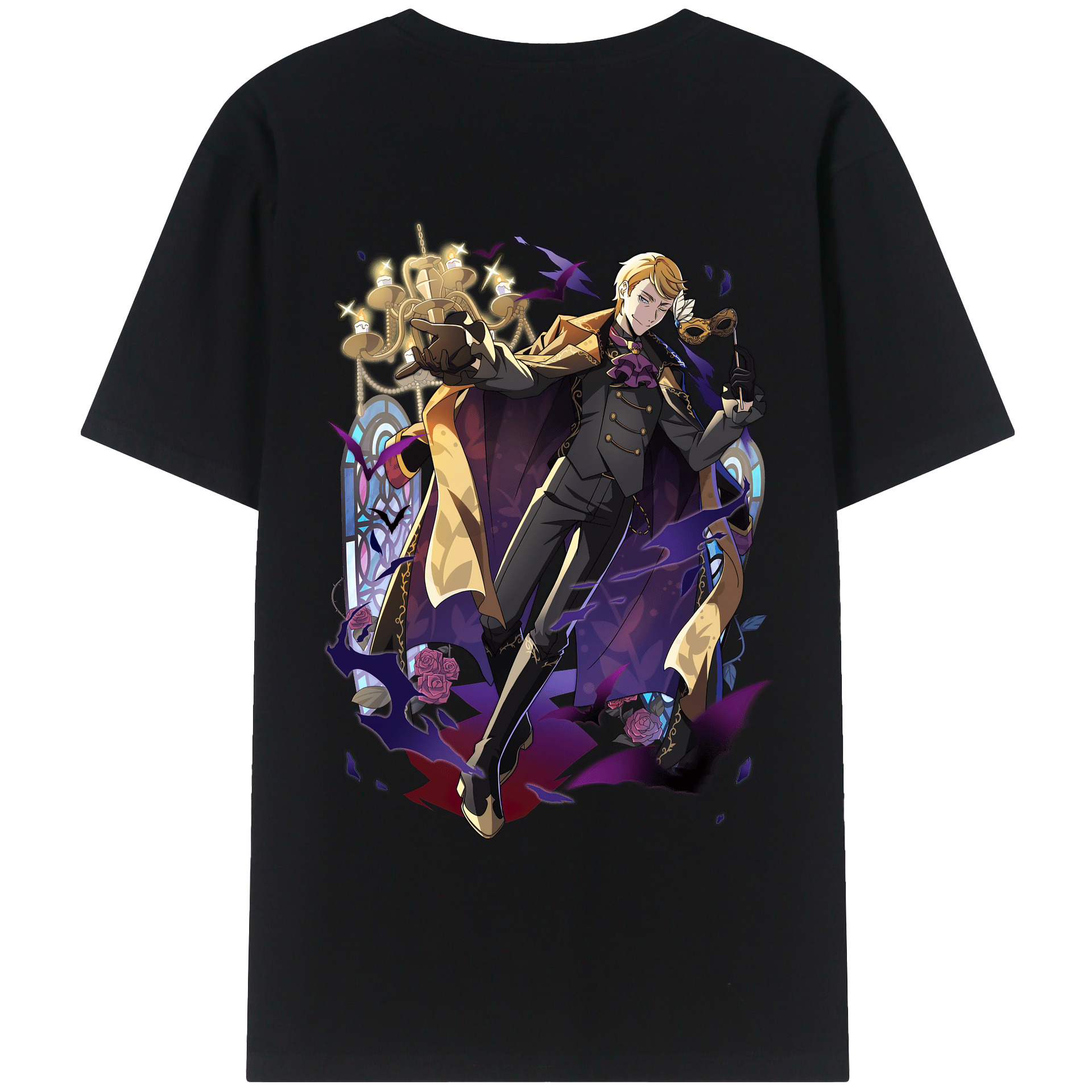 （画像用） 文豪ストレイドッグス Bungo Stray Dogs レディース半袖Tシャツ(バックプリント)