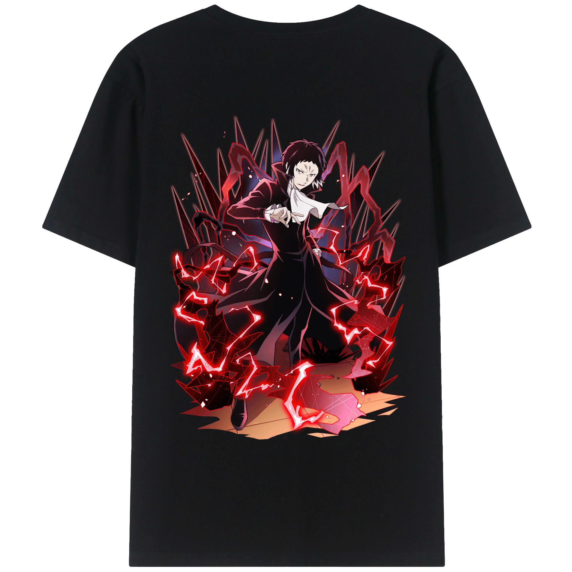（画像用） 文豪ストレイドッグス Bungo Stray Dogs レディース半袖Tシャツ(バックプリント)