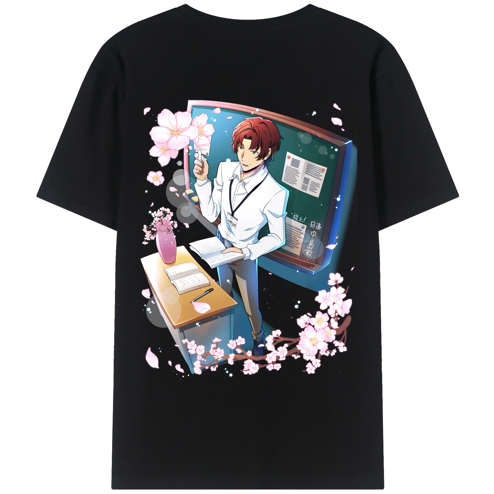 （画像用） 文豪ストレイドッグス Bungo Stray Dogs レディース半袖Tシャツ(バックプリント)