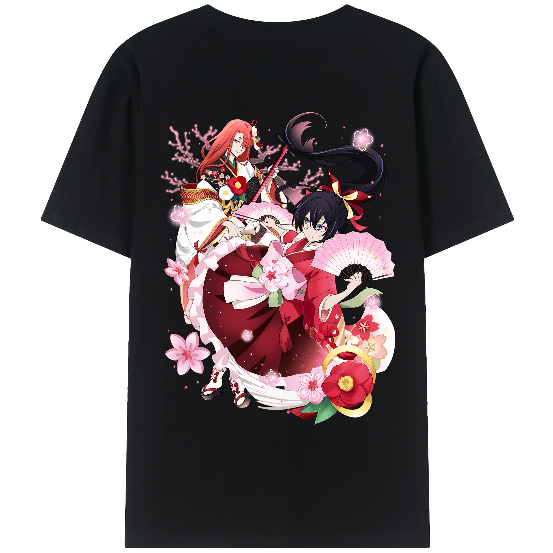 （画像用） 文豪ストレイドッグス Bungo Stray Dogs レディース半袖Tシャツ(バックプリント)