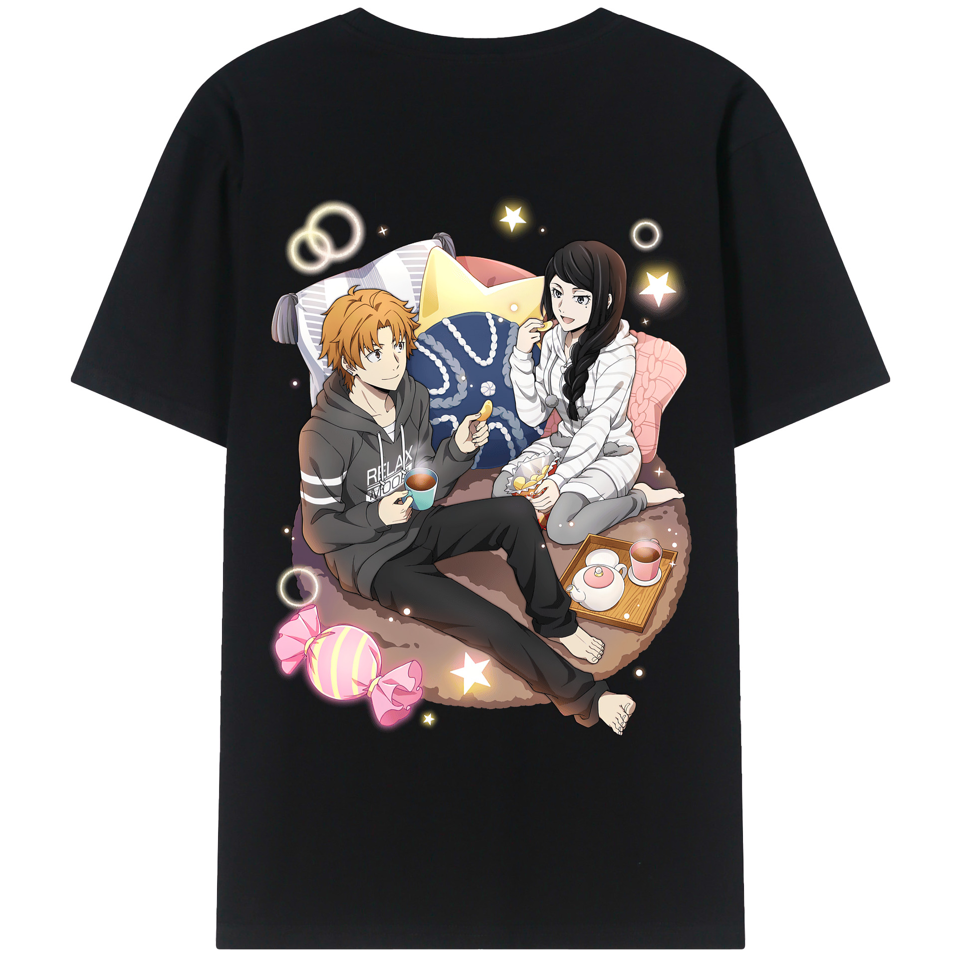 （画像用） 文豪ストレイドッグス Bungo Stray Dogs レディース半袖Tシャツ(バックプリント)