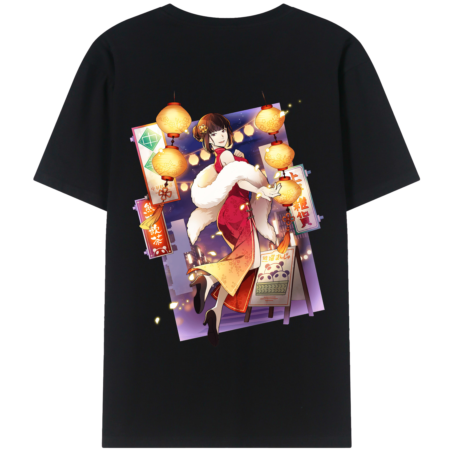 （画像用） 文豪ストレイドッグス Bungo Stray Dogs レディース半袖Tシャツ(バックプリント)