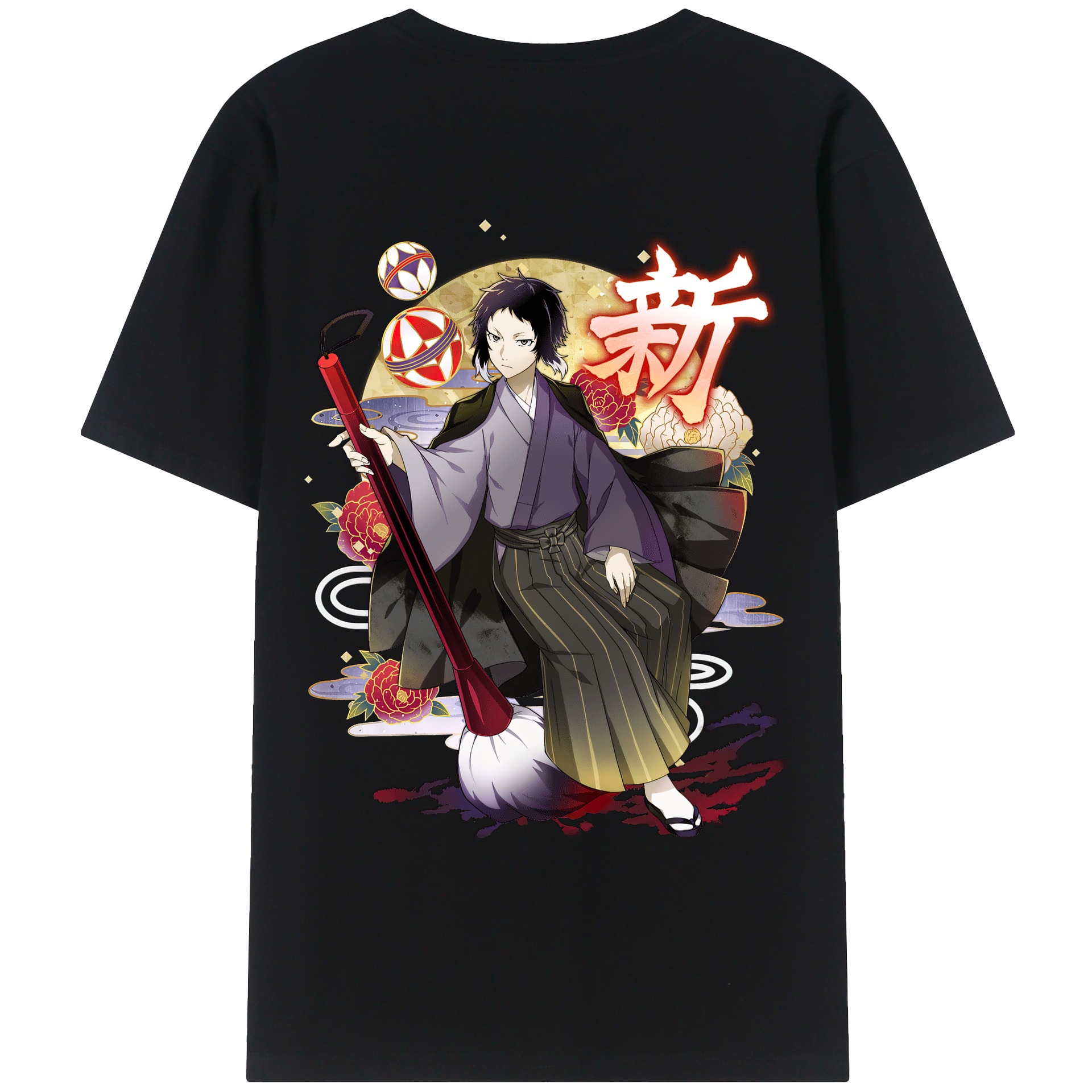 （画像用） 文豪ストレイドッグス Bungo Stray Dogs レディース半袖Tシャツ(バックプリント)