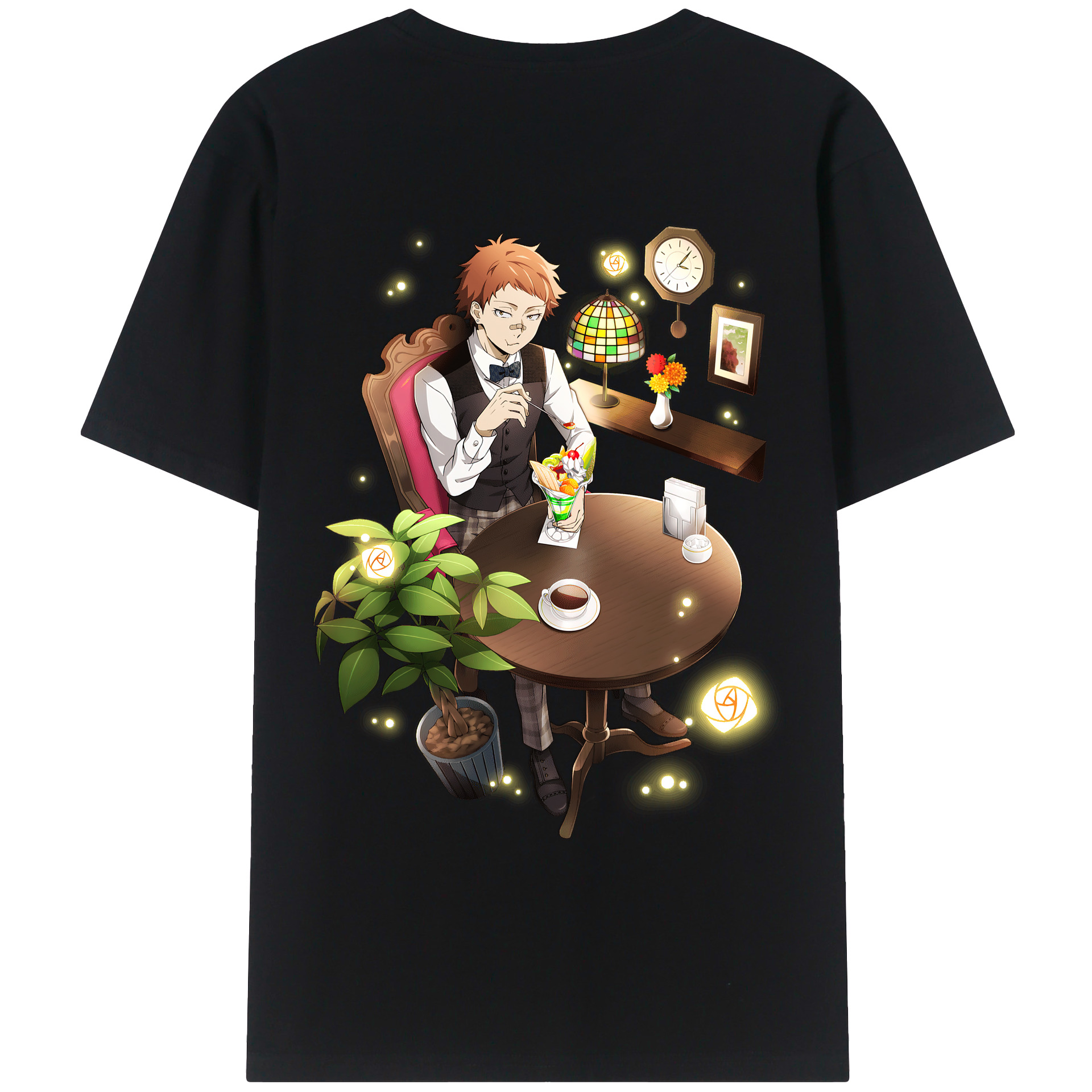 （画像用） 文豪ストレイドッグス Bungo Stray Dogs レディース半袖Tシャツ(バックプリント)