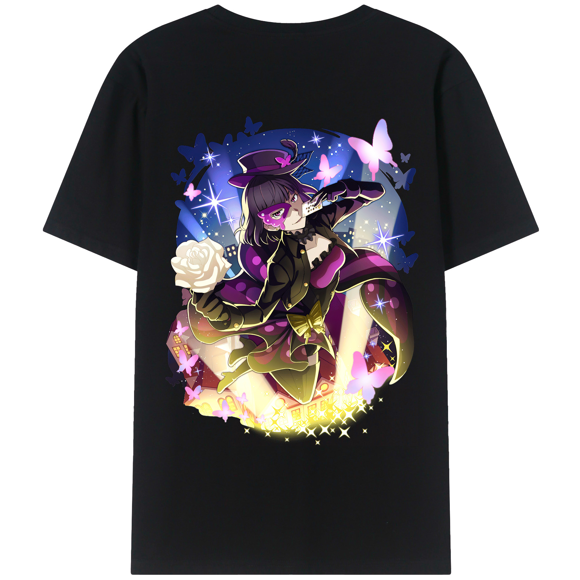 （画像用） 文豪ストレイドッグス Bungo Stray Dogs レディース半袖Tシャツ(バックプリント)