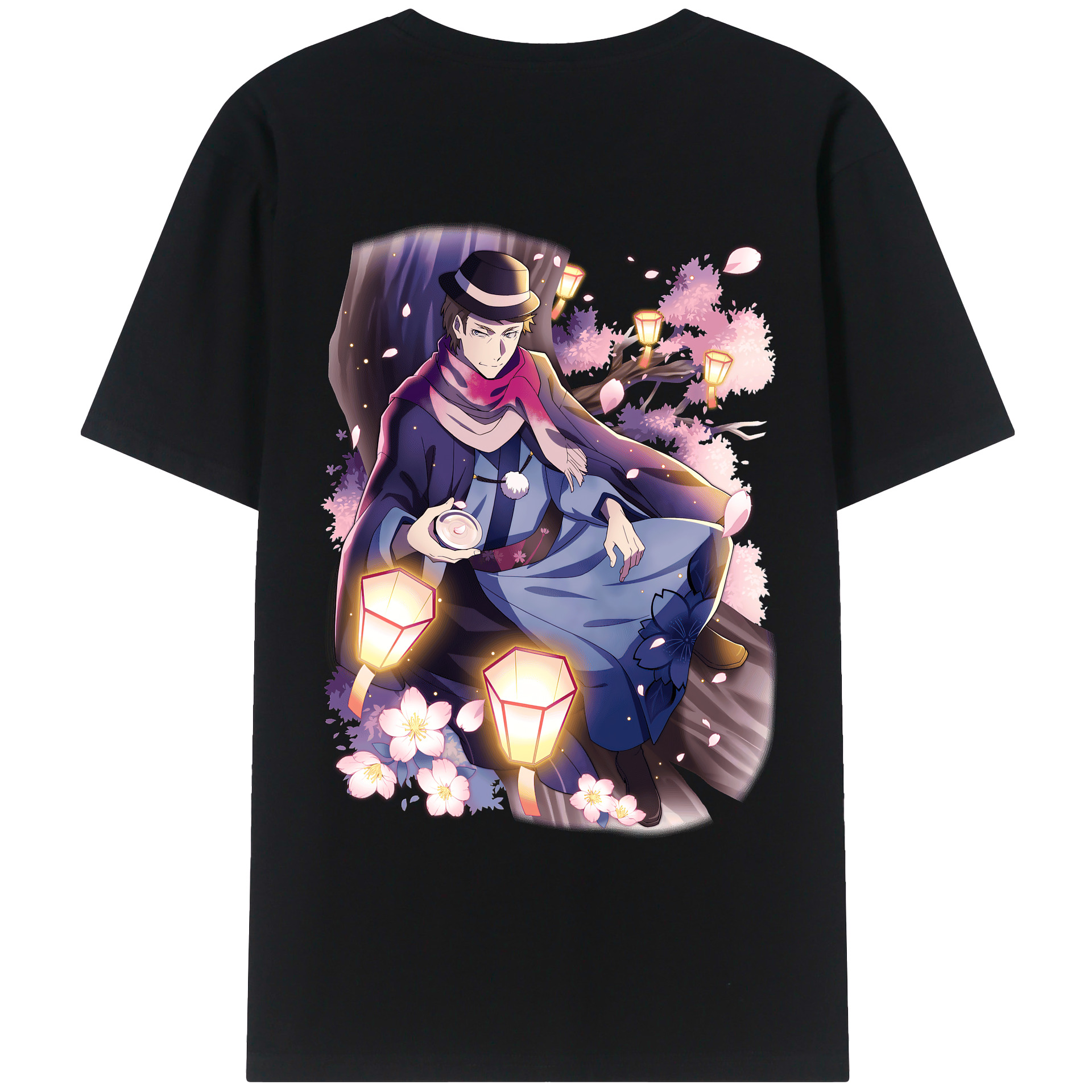 （画像用） 文豪ストレイドッグス Bungo Stray Dogs レディース半袖Tシャツ(バックプリント)