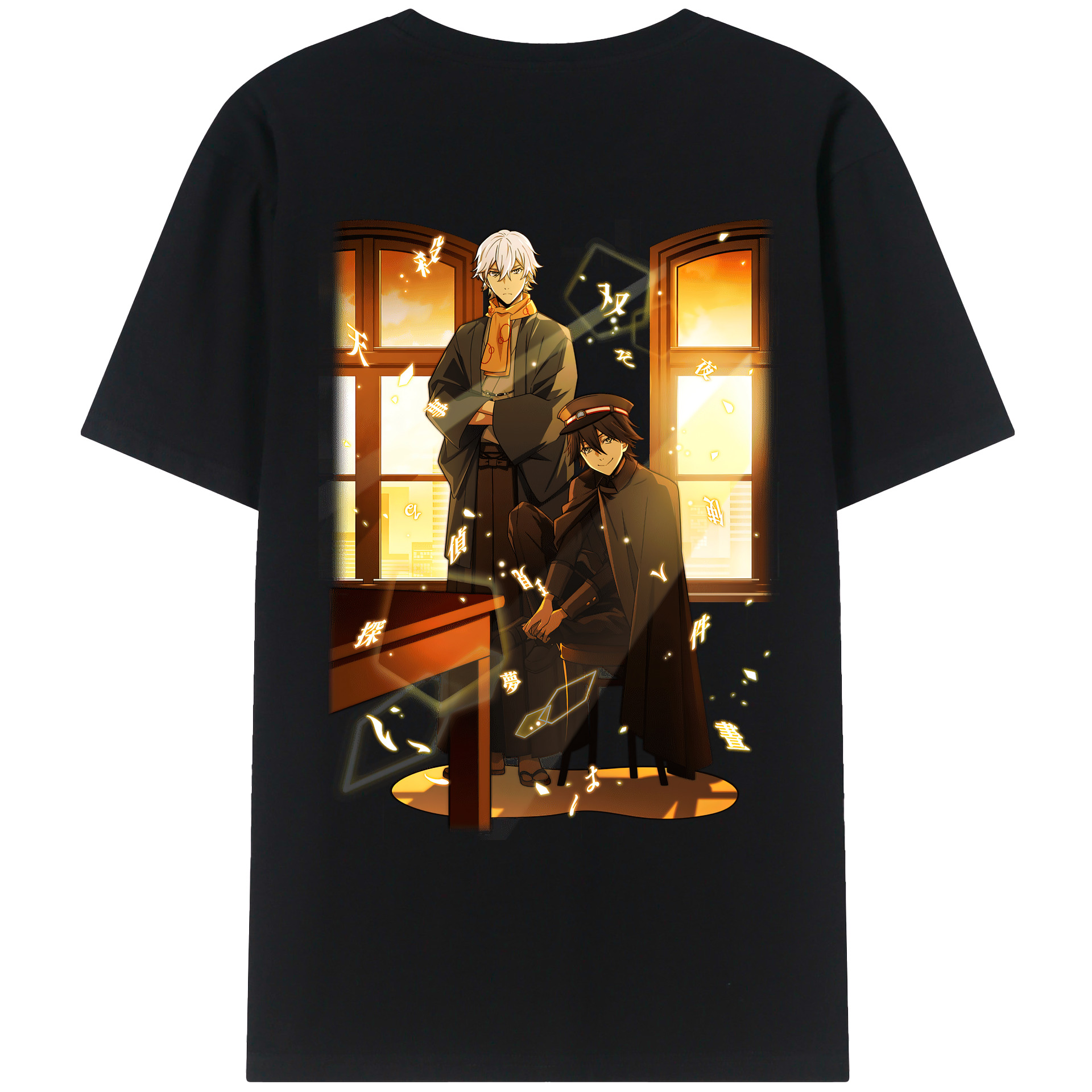 （画像用） 文豪ストレイドッグス Bungo Stray Dogs レディース半袖Tシャツ(バックプリント)