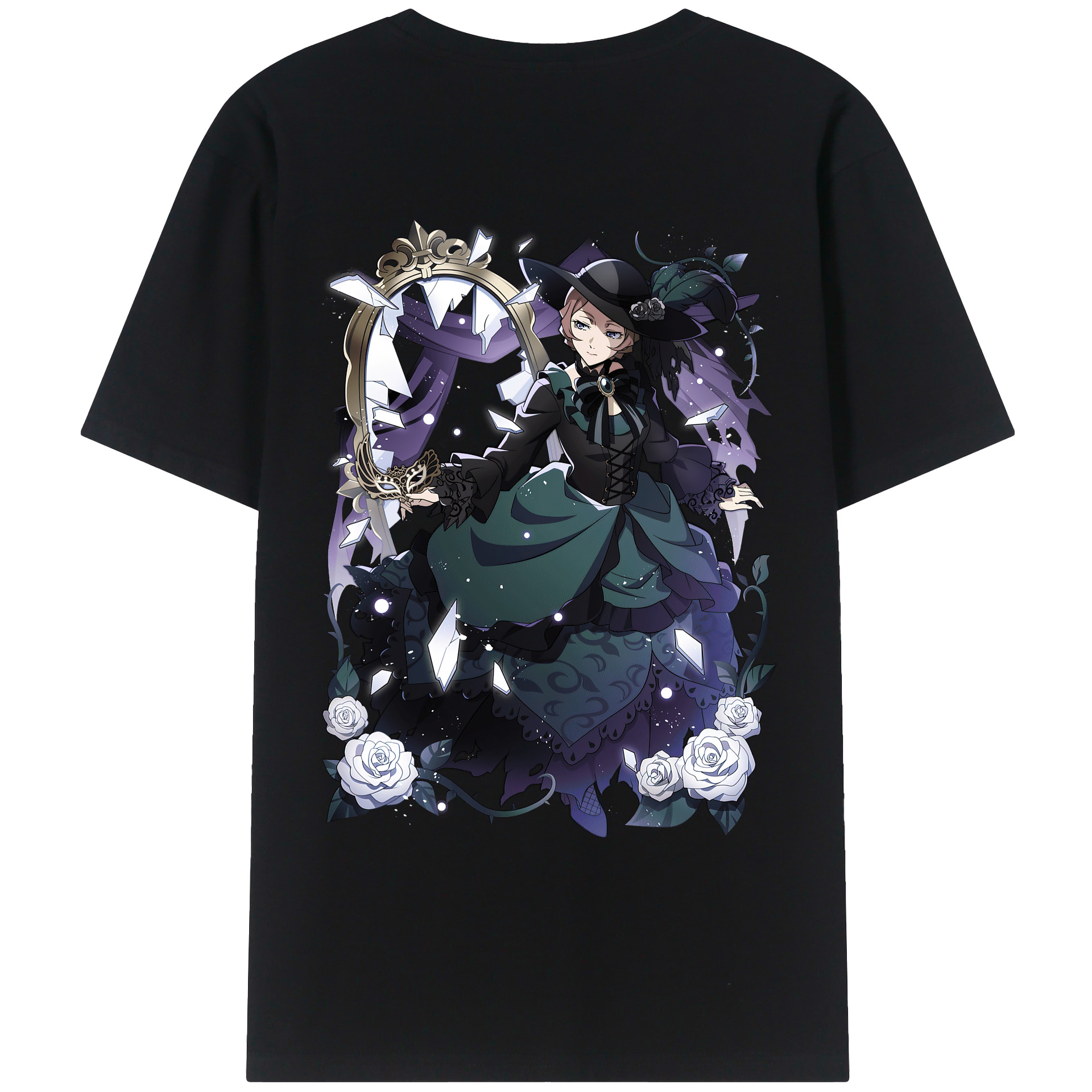 （画像用） 文豪ストレイドッグス Bungo Stray Dogs レディース半袖Tシャツ(バックプリント)