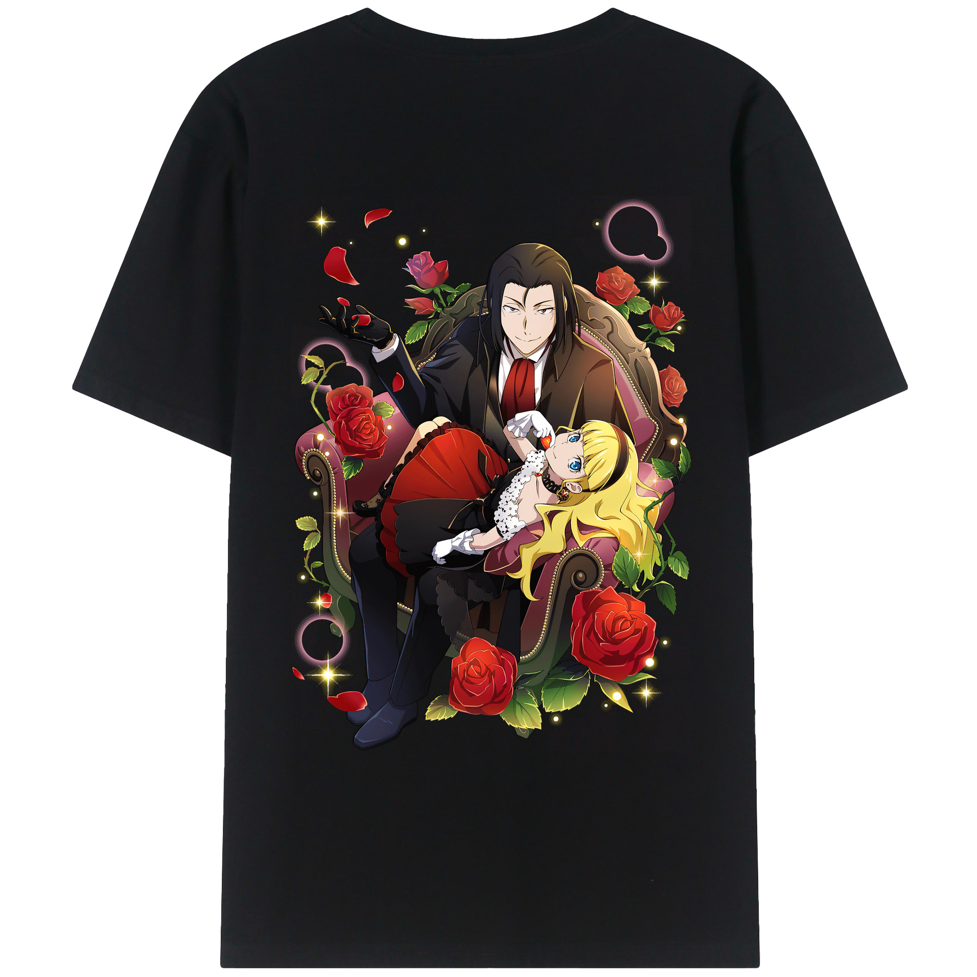 （画像用） 文豪ストレイドッグス Bungo Stray Dogs レディース半袖Tシャツ(バックプリント)