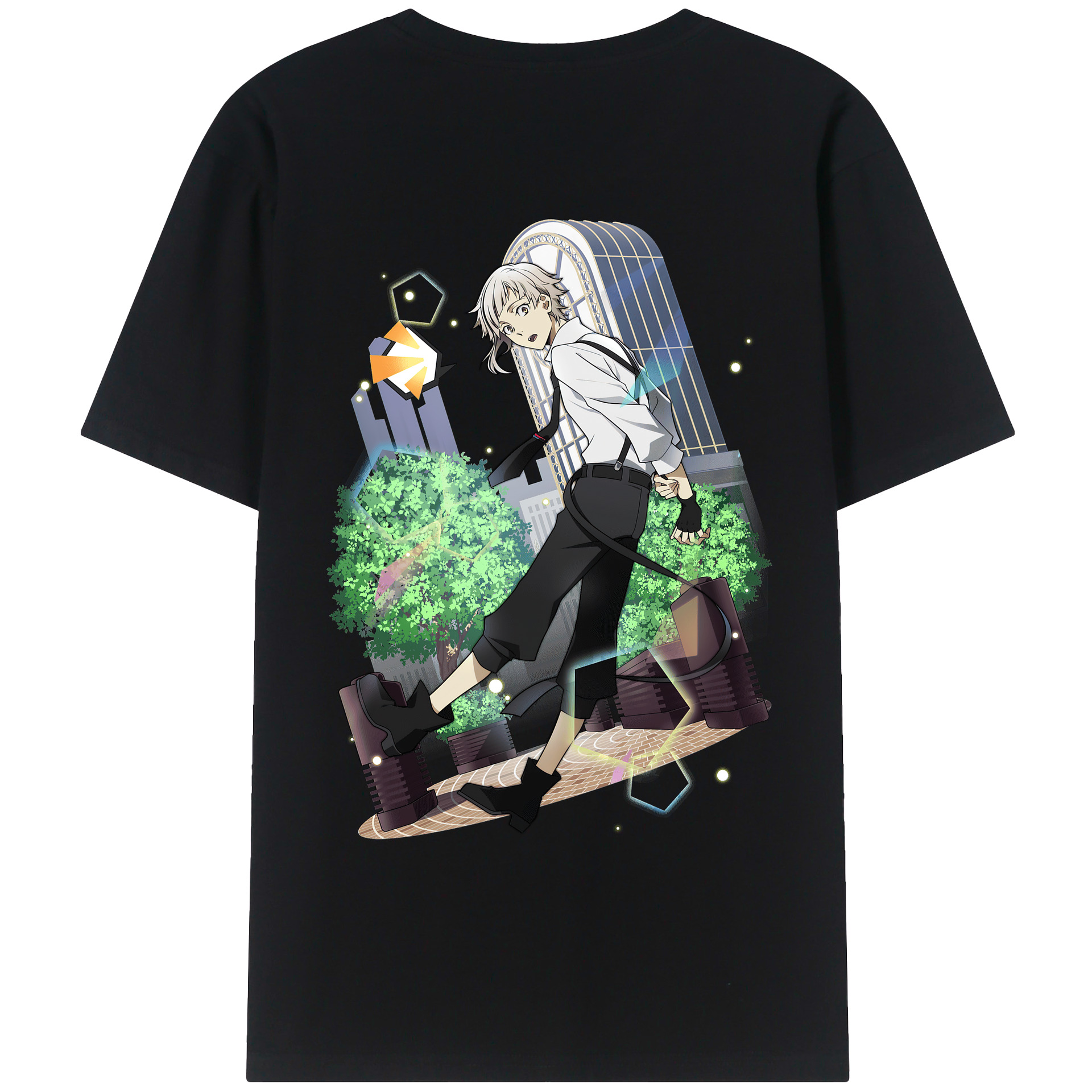 （画像用） 文豪ストレイドッグス Bungo Stray Dogs レディース半袖Tシャツ(バックプリント)