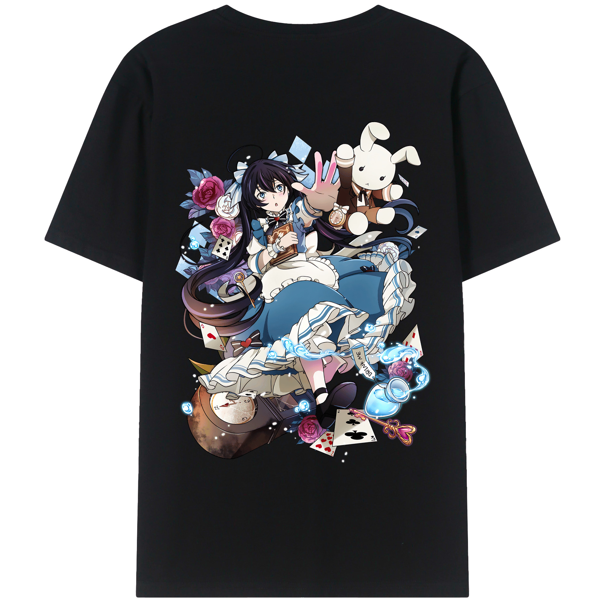 （画像用） 文豪ストレイドッグス Bungo Stray Dogs レディース半袖Tシャツ(バックプリント)
