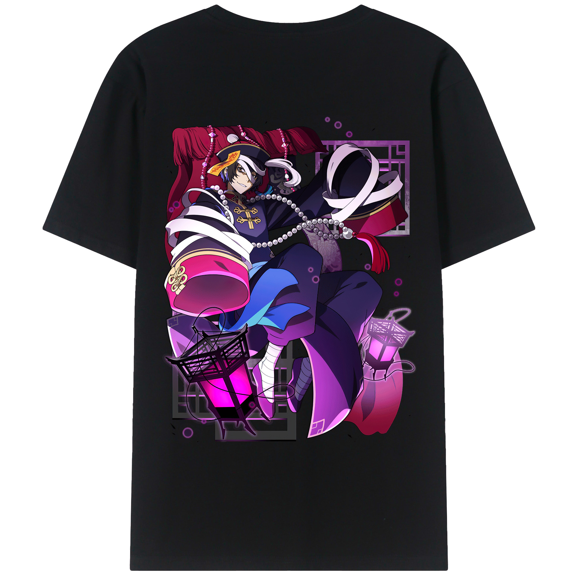 （画像用） 文豪ストレイドッグス Bungo Stray Dogs レディース半袖Tシャツ(バックプリント)