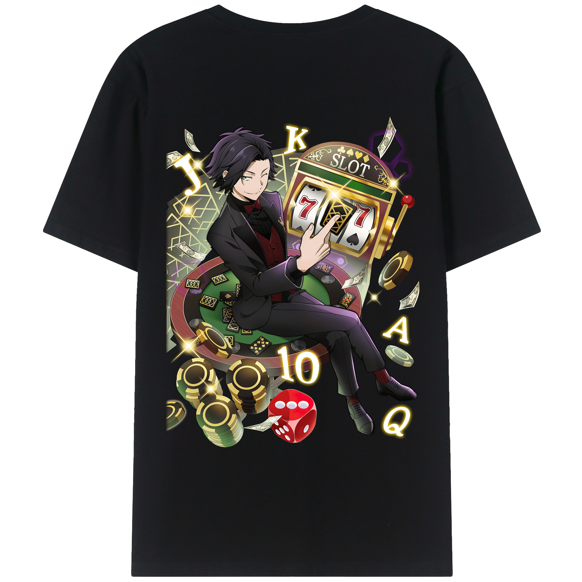 （画像用） 文豪ストレイドッグス Bungo Stray Dogs レディース半袖Tシャツ(バックプリント)