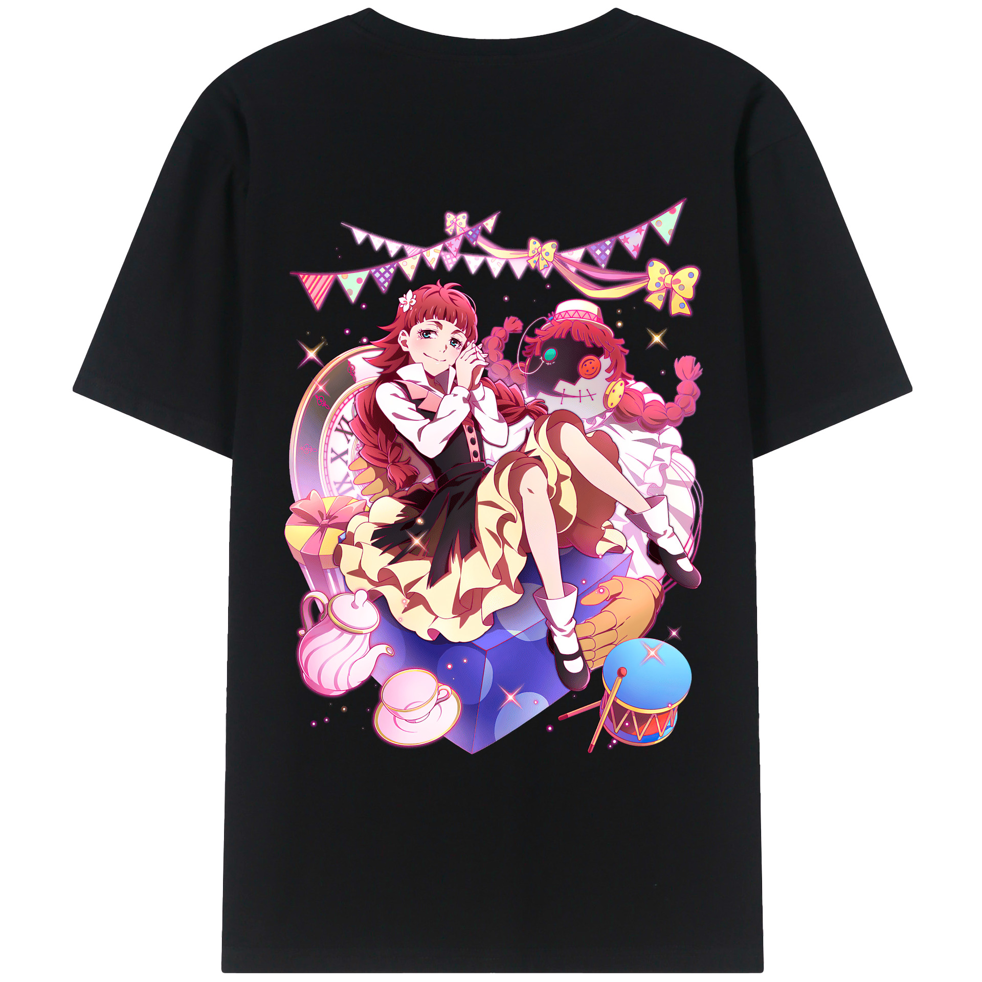 （画像用） 文豪ストレイドッグス Bungo Stray Dogs レディース半袖Tシャツ(バックプリント)