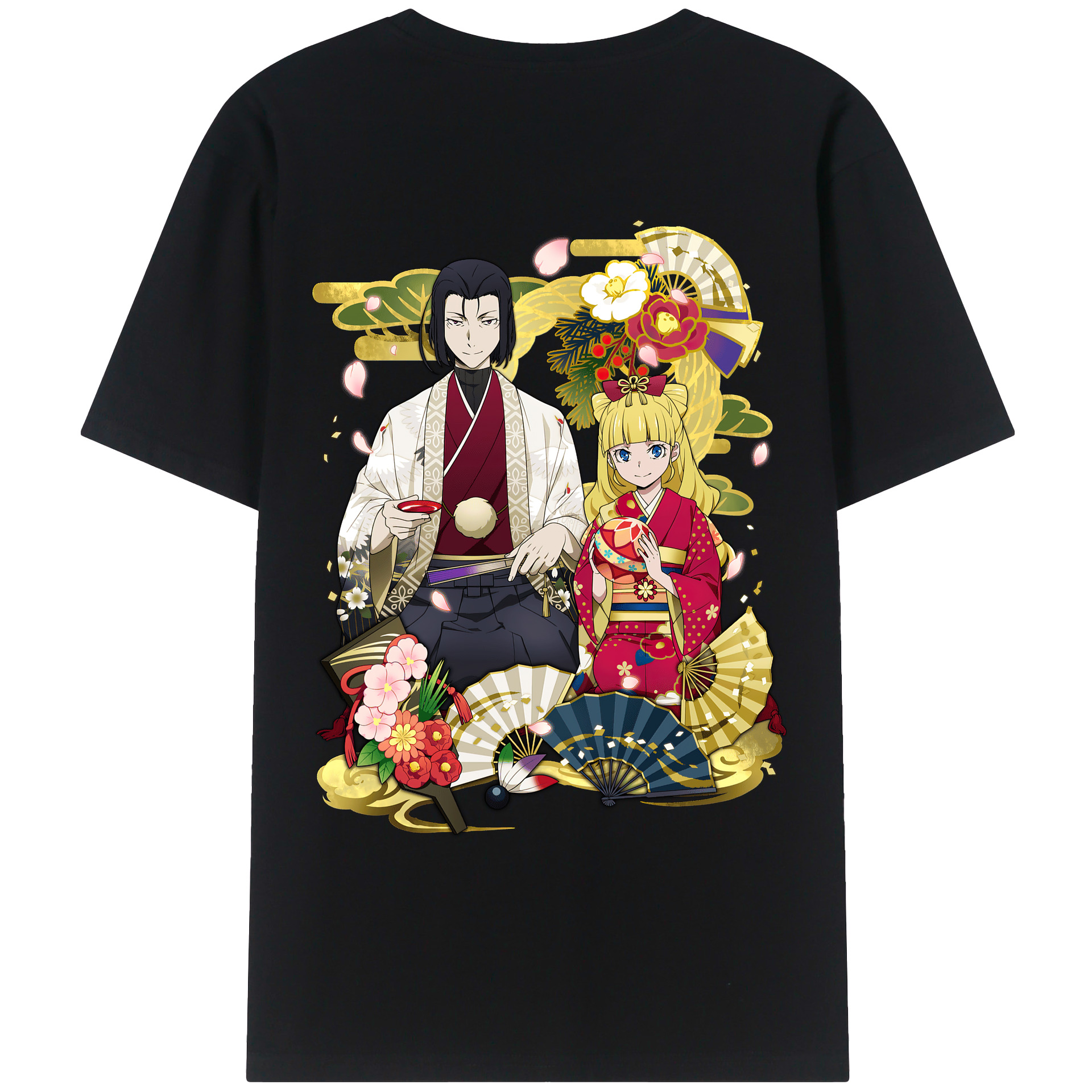 （画像用） 文豪ストレイドッグス Bungo Stray Dogs レディース半袖Tシャツ(バックプリント)