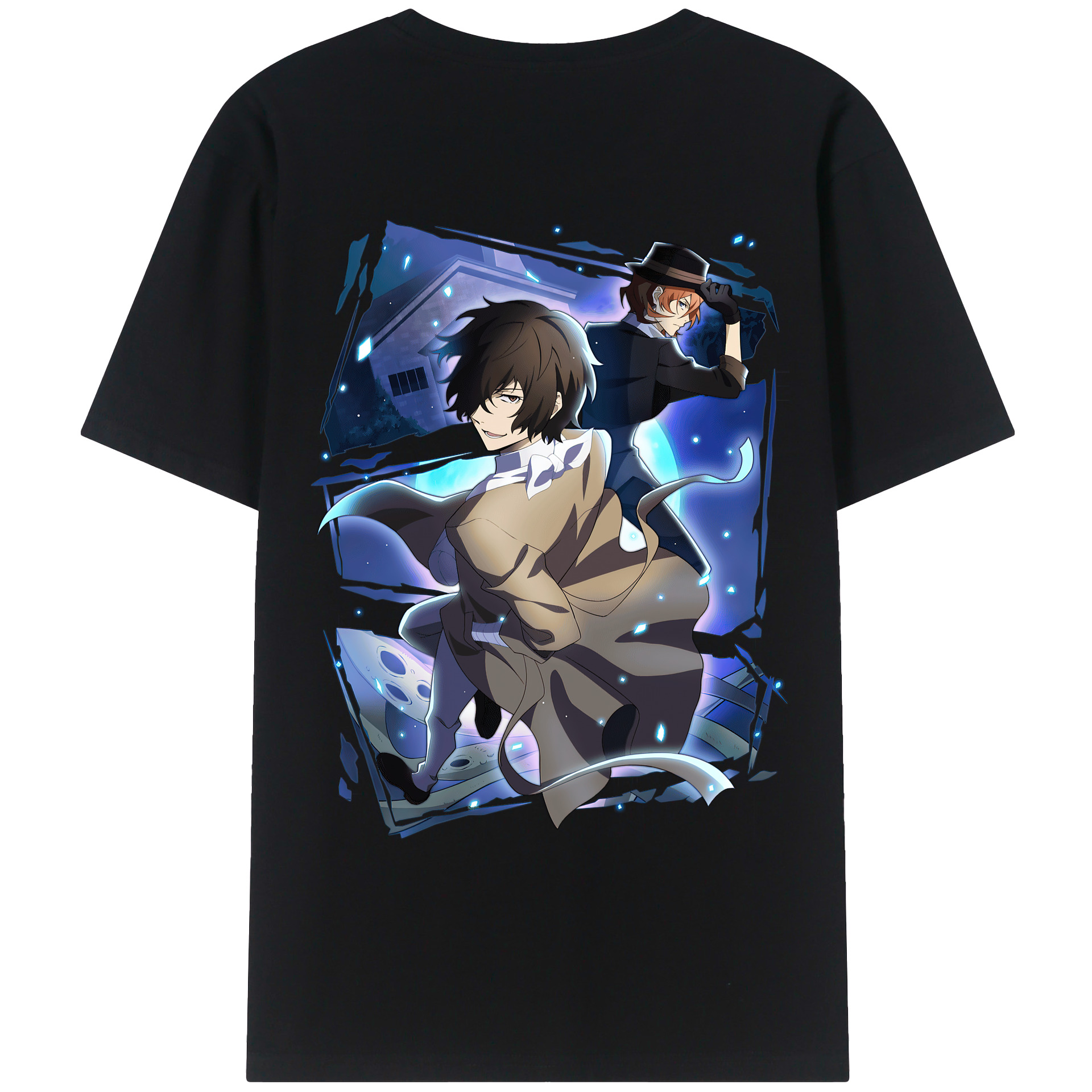 （画像用） 文豪ストレイドッグス Bungo Stray Dogs レディース半袖Tシャツ(バックプリント)