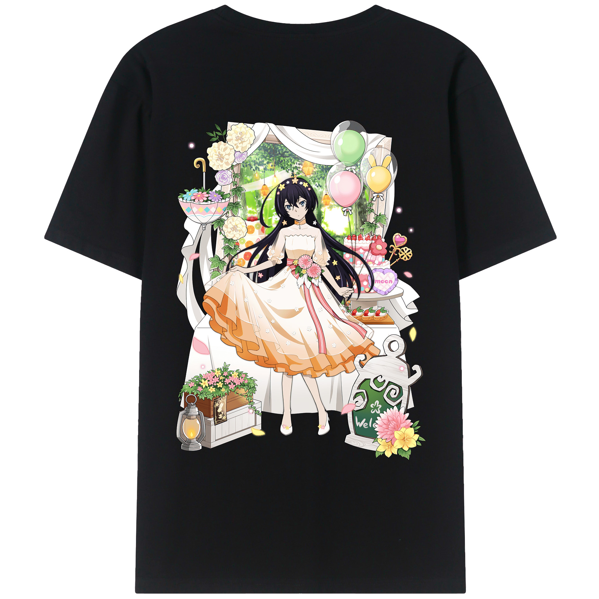 （画像用） 文豪ストレイドッグス Bungo Stray Dogs レディース半袖Tシャツ(バックプリント)