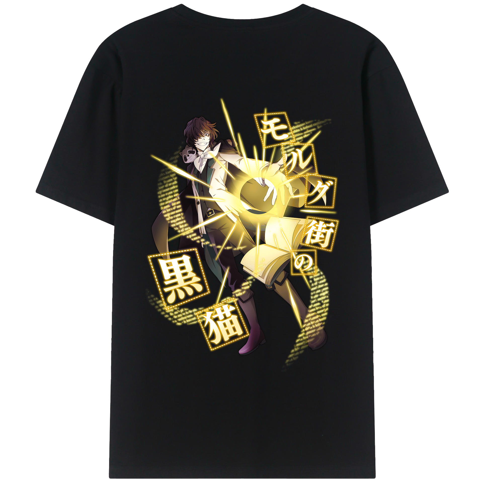 （画像用） 文豪ストレイドッグス Bungo Stray Dogs レディース半袖Tシャツ(バックプリント)