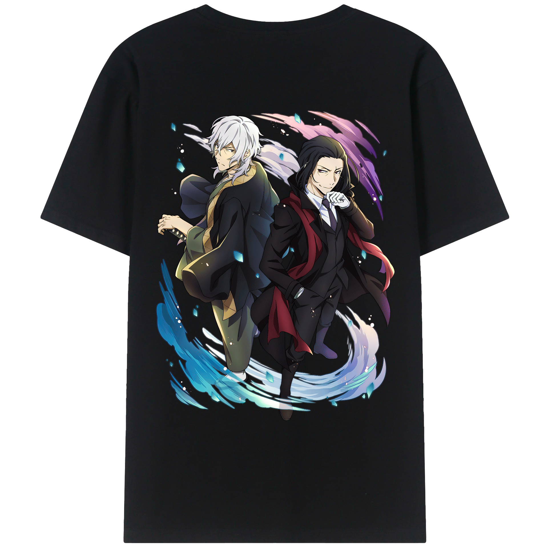 （画像用） 文豪ストレイドッグス Bungo Stray Dogs レディース半袖Tシャツ(バックプリント)