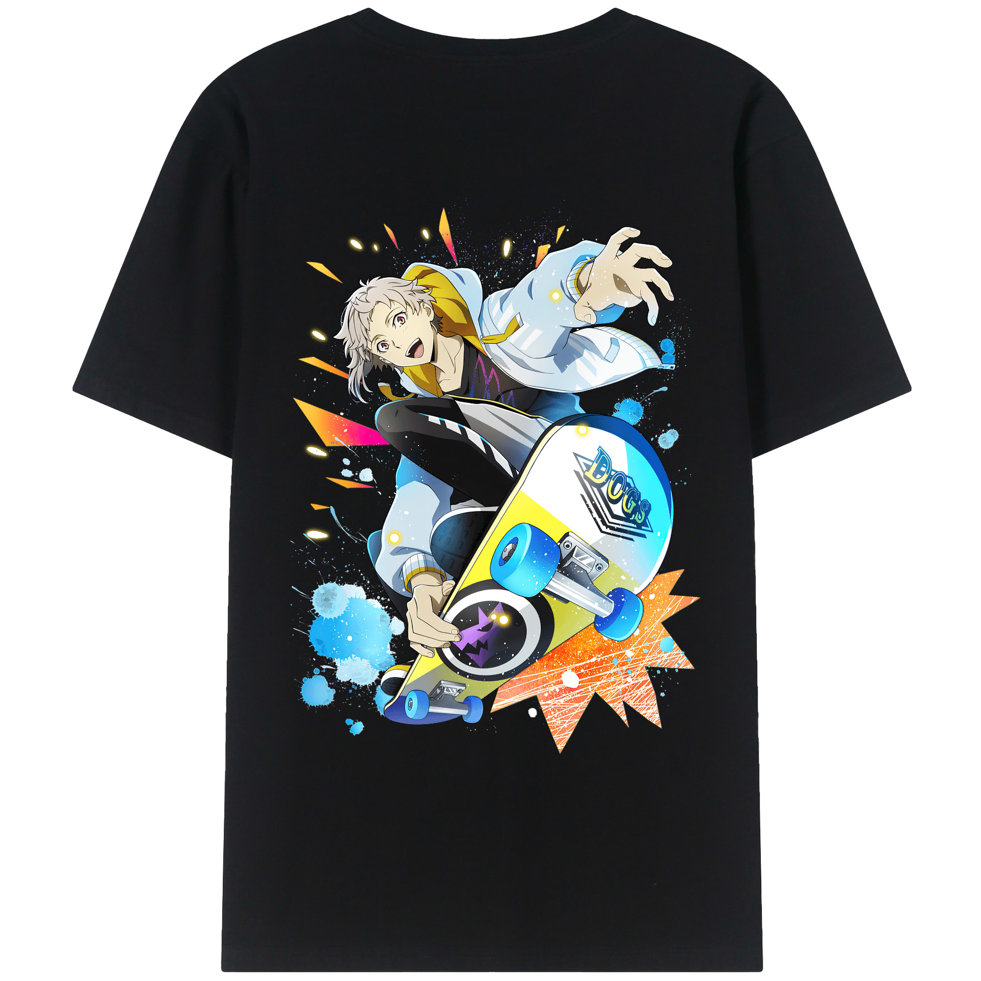 （画像用） 文豪ストレイドッグス Bungo Stray Dogs レディース半袖Tシャツ(バックプリント)
