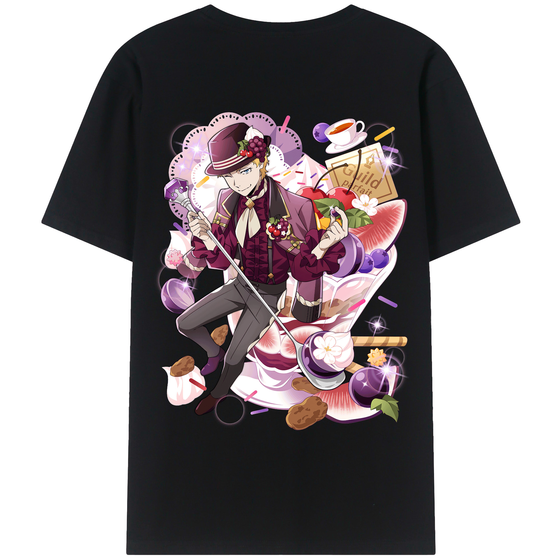 （画像用） 文豪ストレイドッグス Bungo Stray Dogs レディース半袖Tシャツ(バックプリント)