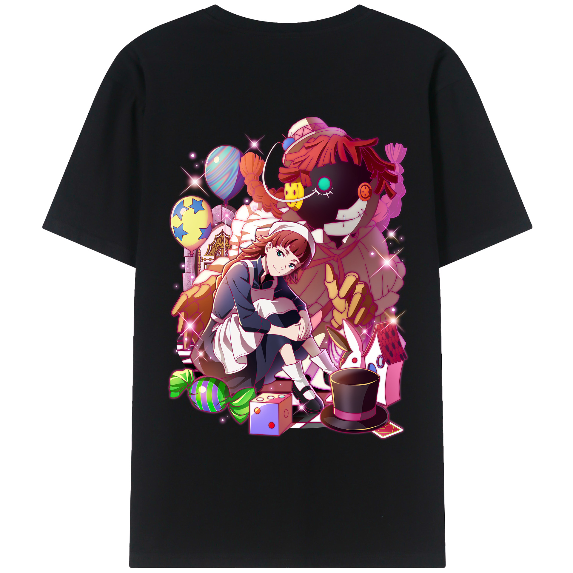（画像用） 文豪ストレイドッグス Bungo Stray Dogs レディース半袖Tシャツ(バックプリント)
