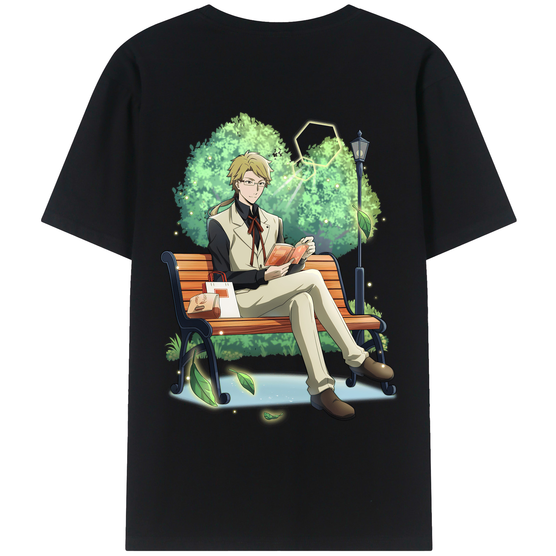 （画像用） 文豪ストレイドッグス Bungo Stray Dogs レディース半袖Tシャツ(バックプリント)